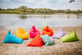 Carica l'immagine nel visualizzatore della galleria, Beanbag Pouf - Cuscino da seduta, cuscino da giardino, cuscino da pavimento, per bambini e adulti