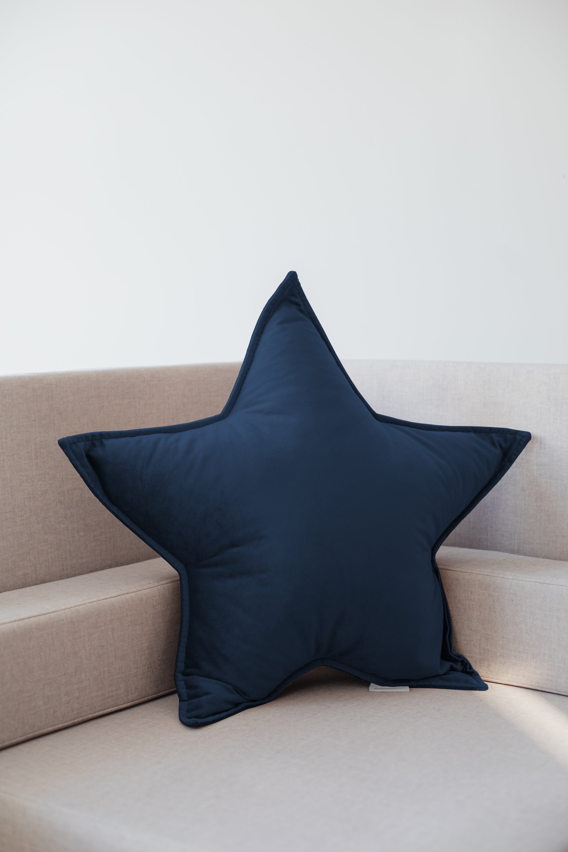 Almohada decorativa estrella de terciopelo