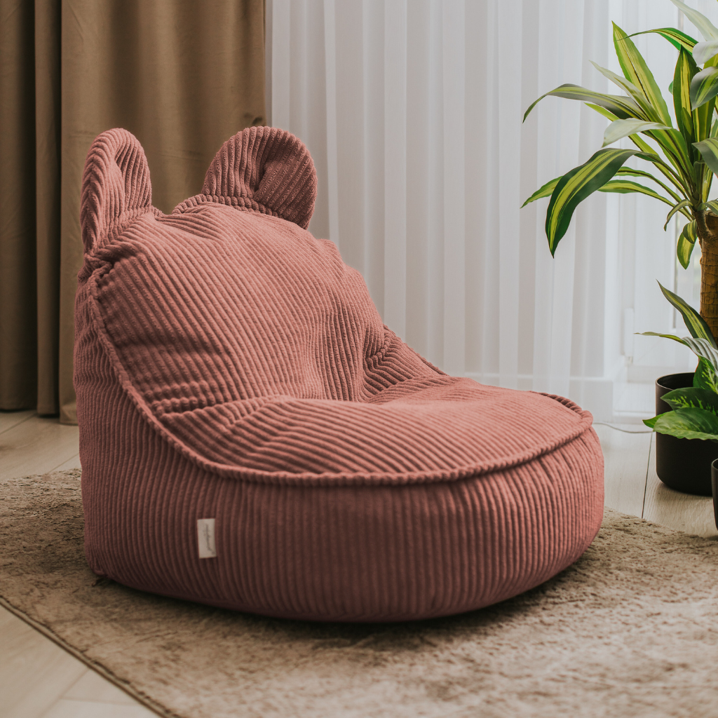 Mumin Poltrona per bambini in velluto a coste - Accogliente e morbida, perfetta per la cameretta dei bambini