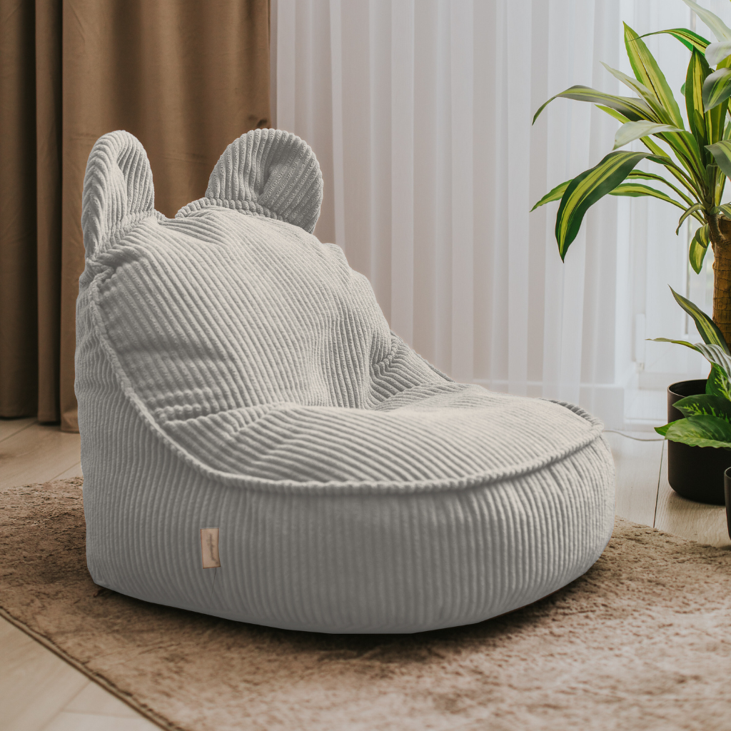 Mumin Poltrona per bambini in velluto a coste - Accogliente e morbida, perfetta per la cameretta dei bambini