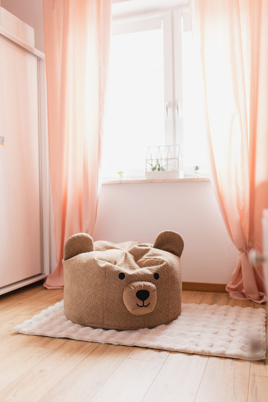 Pouf a forma di orso: il comodo amico del tuo bambino!
