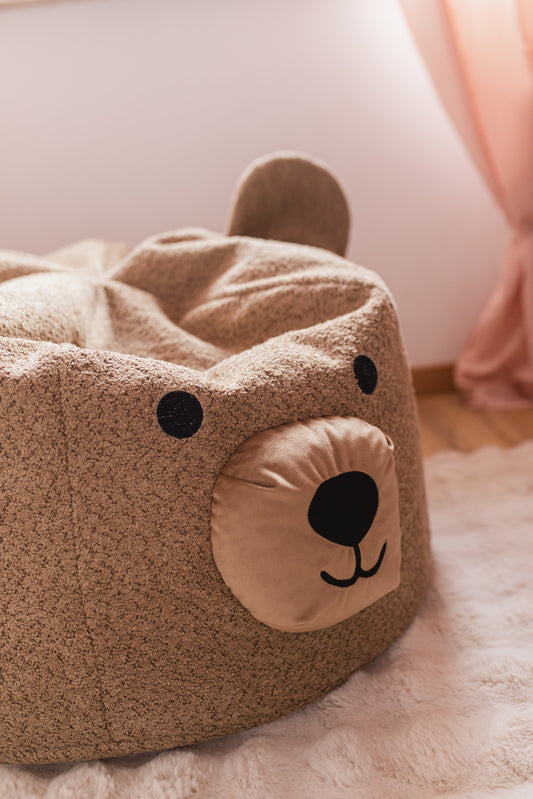 Pouf a forma di orso: il comodo amico del tuo bambino!