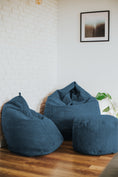 Carica l'immagine nel visualizzatore della galleria, Pouf Sacco in Velluto a Coste
