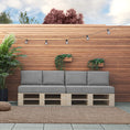 Carica l'immagine nel visualizzatore della galleria, Cuscini per mobili in pallet sfoderabili e lavabili.
