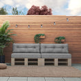 Carica l'immagine nel visualizzatore della galleria, Comodi cuscini per mobili in pallet dalla collezione Grenada.