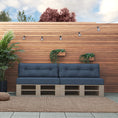Carica l'immagine nel visualizzatore della galleria, Comodi cuscini per mobili in pallet dalla collezione Grenada.