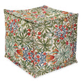 Cargar la imagen en la vista de la galería, Puf con diseño floral y diseño de primavera con relleno de EPS y cómodo reposapiés