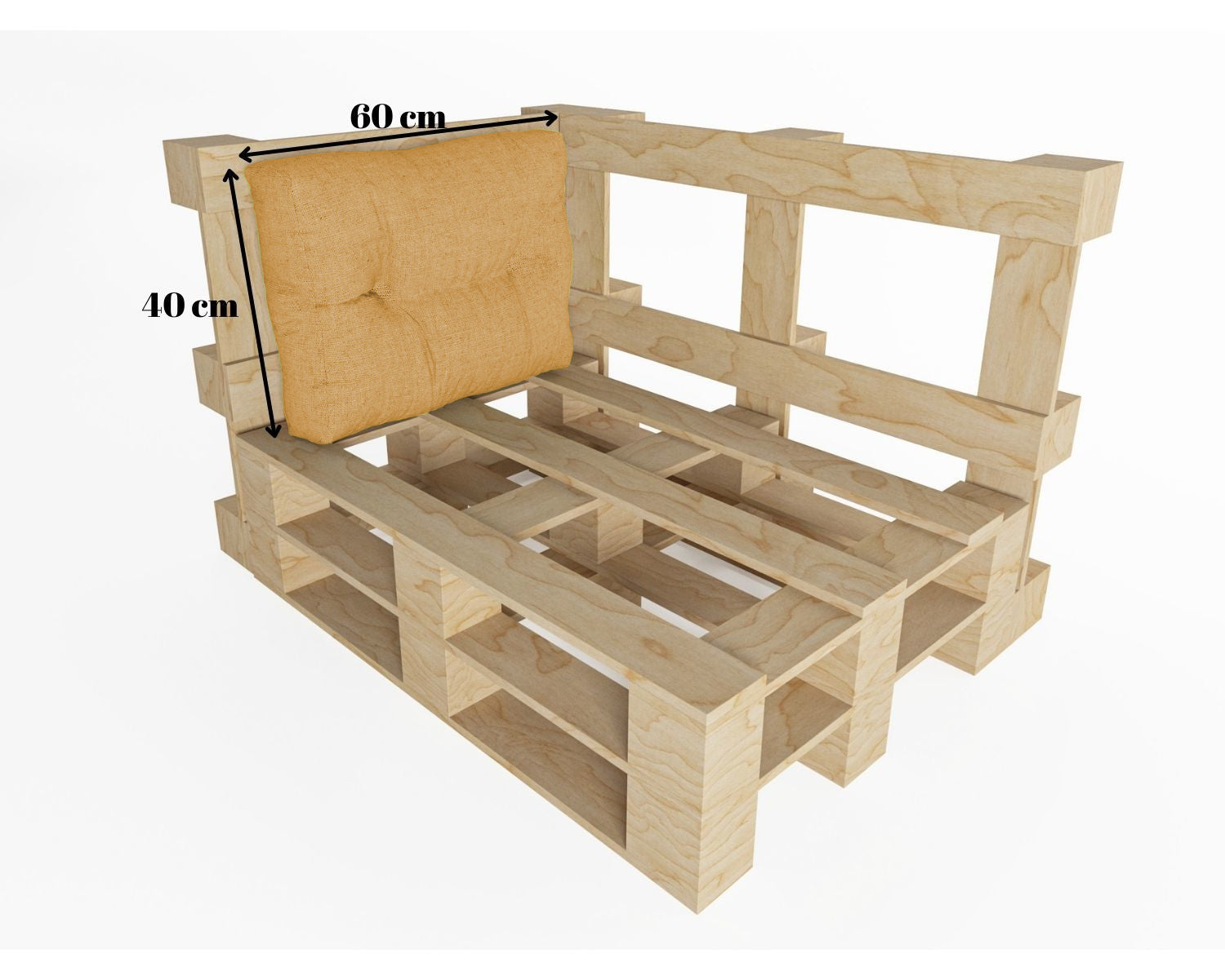 Comodi cuscini per mobili in pallet dalla collezione Grenada.