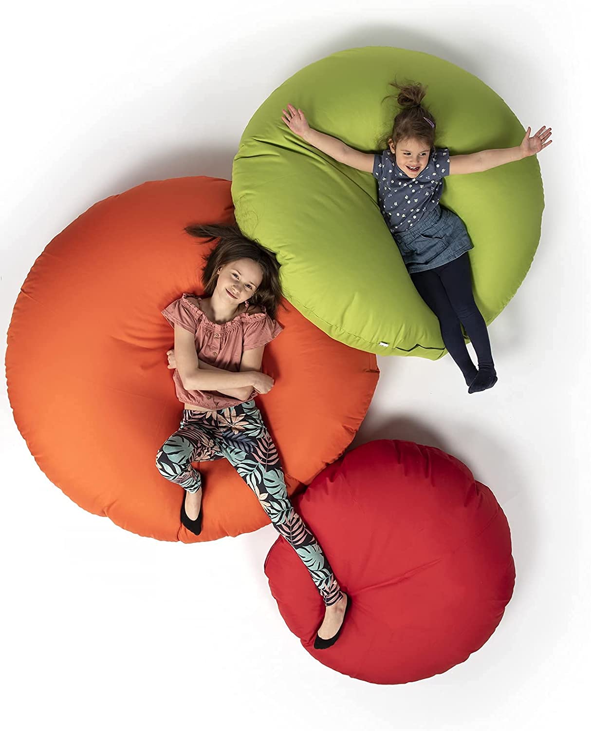 Sitzsack Pancake gefüllt mit EPS-Kugeln, großer Sitzsack für drinnen und draußen, wasserdicht, multifunktional, für Kinder und Erwachsene