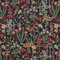 Bild in Galerie-Betrachter laden, Pouf poggiapiedi sgabello realizzato in un tessuto pregiato jacquard 40x40x40cm riempito con palline di polistirolo a motivo floreale primaverile 
