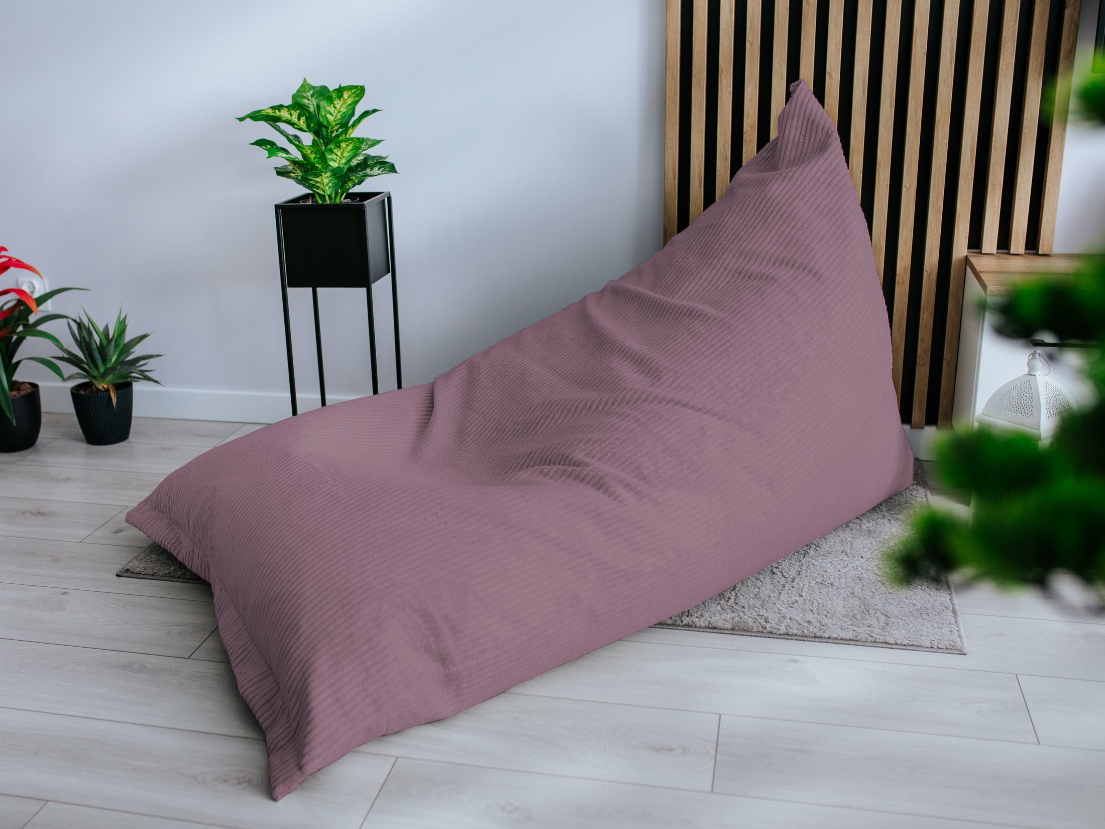 Cord-Sitzsack Bean Bag Riesen Sitzsack Sitzkissen Gartenkissen Bodenkissen zum Liegen und Sitzen Relax Sessel für Kinder & Erwachsene