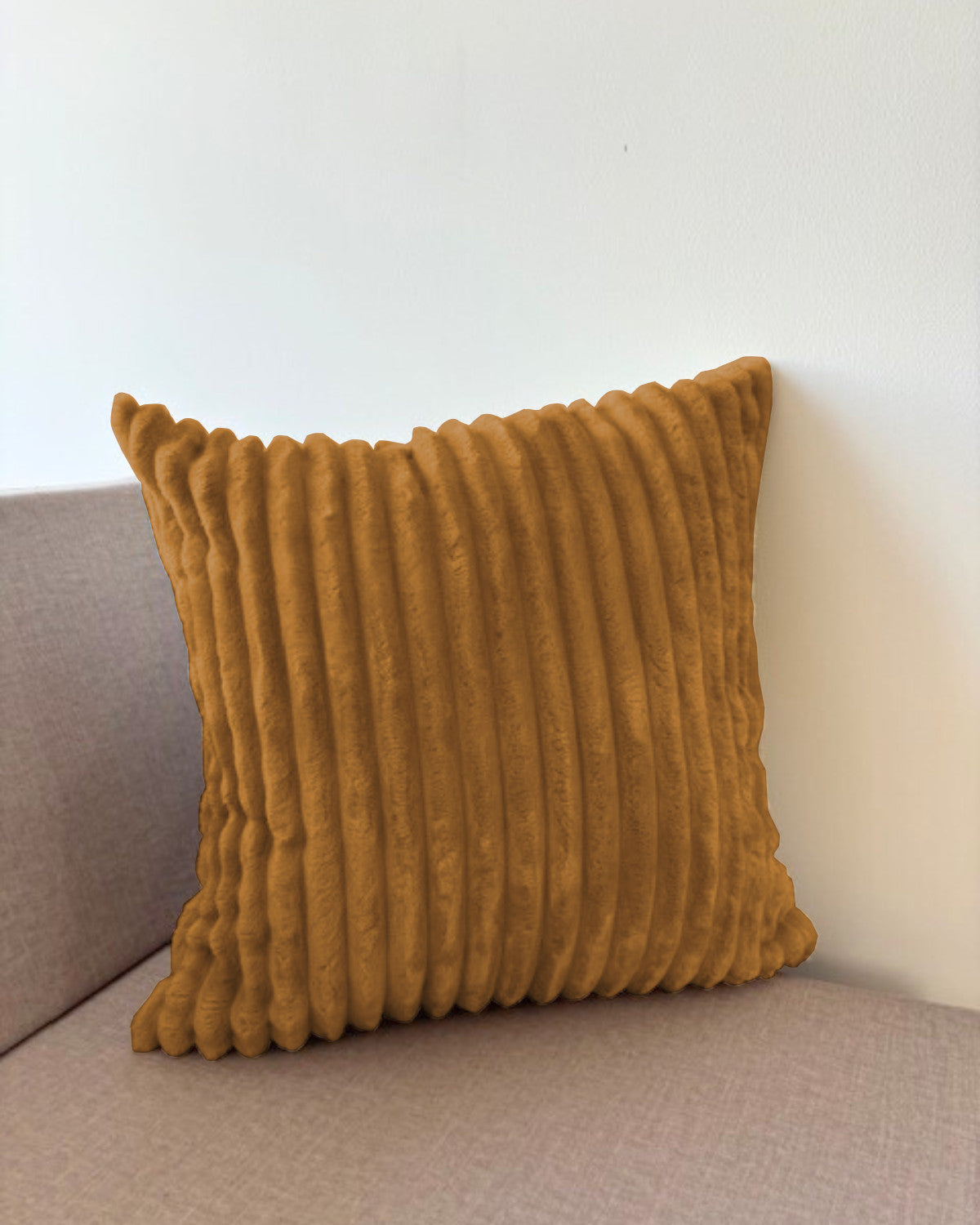 Dekorative Kissen aus breitem Cord