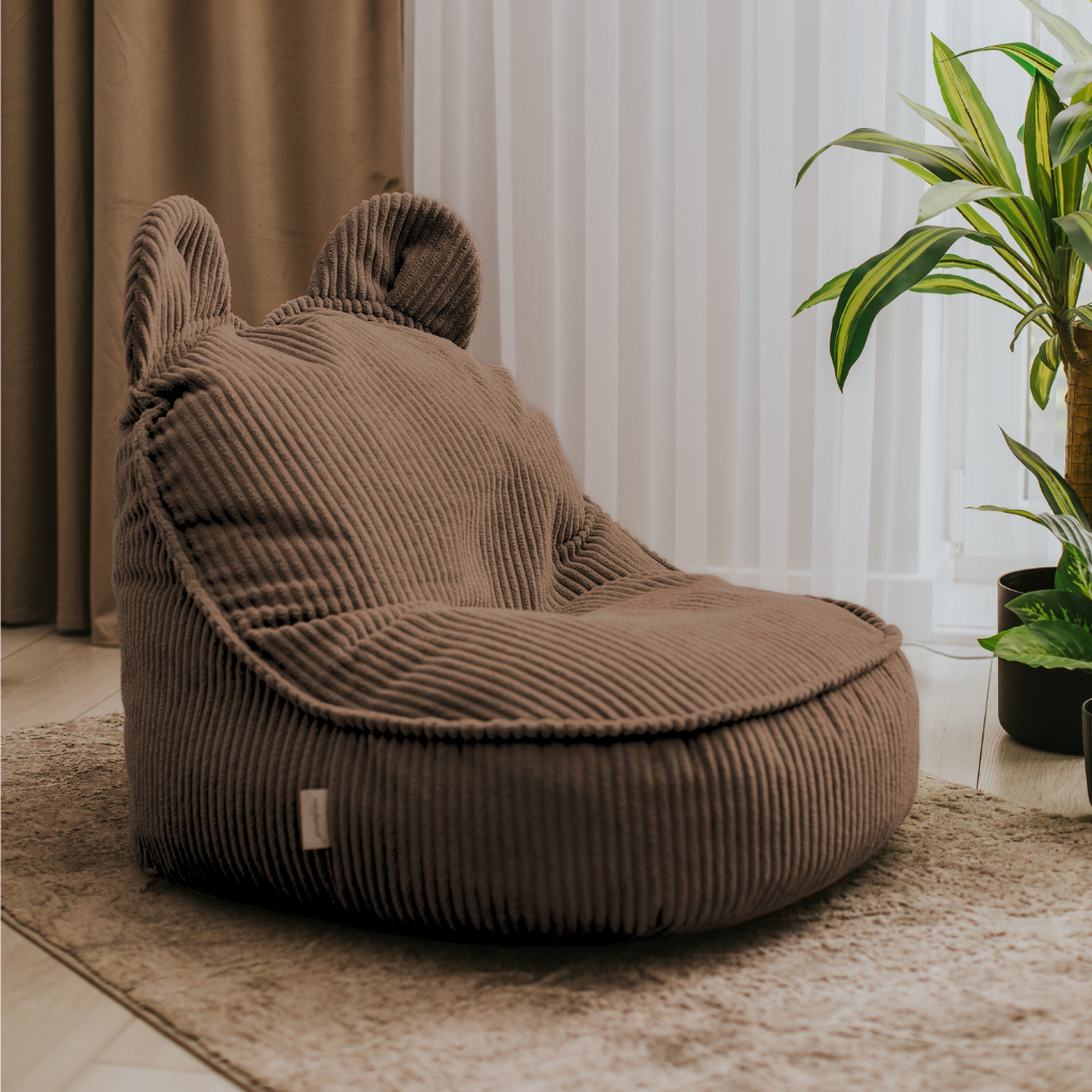 Mumin Poltrona per bambini in velluto a coste - Accogliente e morbida, perfetta per la cameretta dei bambini