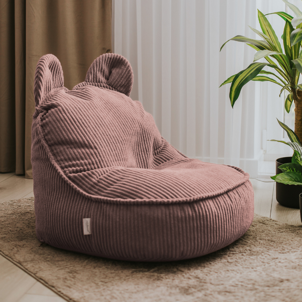 Mumin Poltrona per bambini in velluto a coste - Accogliente e morbida, perfetta per la cameretta dei bambini