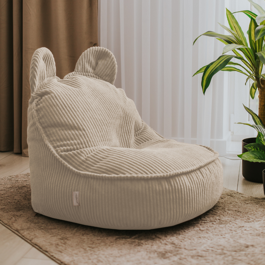 Mumin Poltrona per bambini in velluto a coste - Accogliente e morbida, perfetta per la cameretta dei bambini