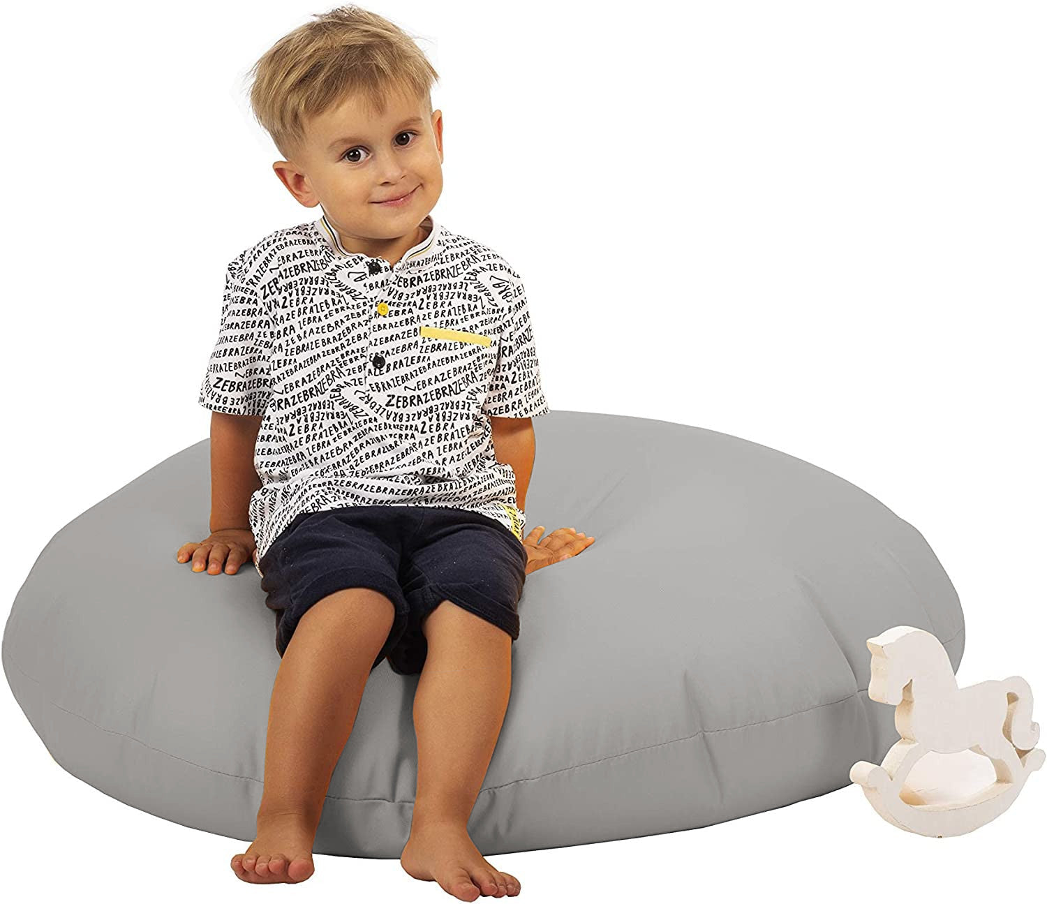 Sitzsack Pancake gefüllt mit EPS-Kugeln, großer Sitzsack für drinnen und draußen, wasserdicht, multifunktional, für Kinder und Erwachsene