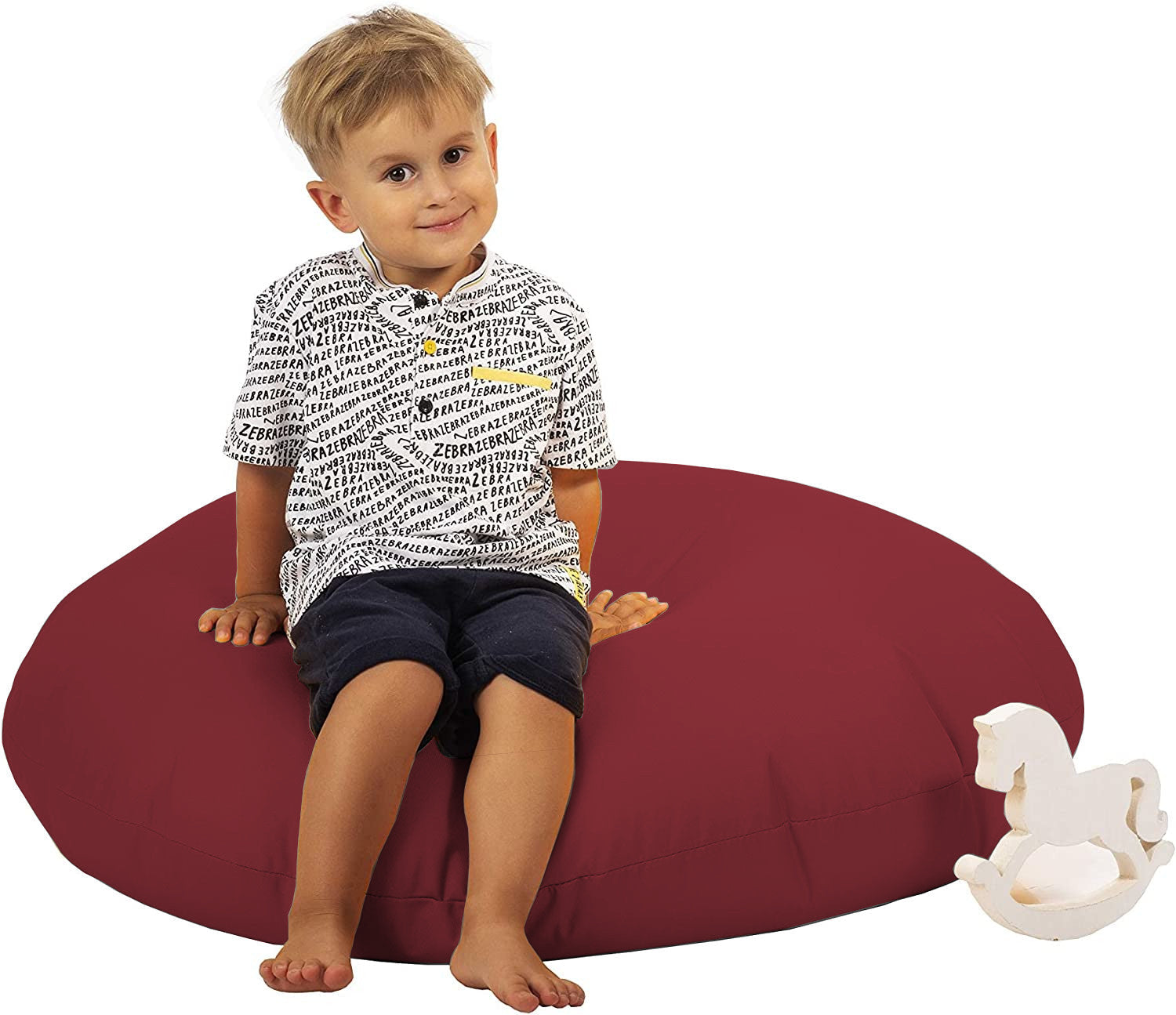 Sitzsack Pancake gefüllt mit EPS-Kugeln, großer Sitzsack für drinnen und draußen, wasserdicht, multifunktional, für Kinder und Erwachsene