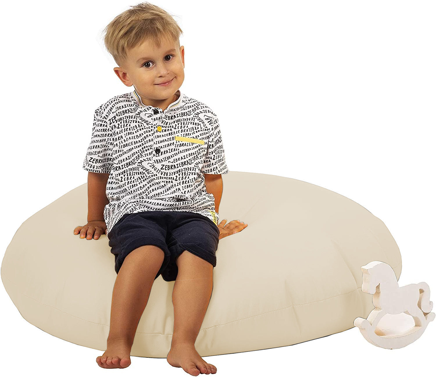 Sitzsack Pancake gefüllt mit EPS-Kugeln, großer Sitzsack für drinnen und draußen, wasserdicht, multifunktional, für Kinder und Erwachsene