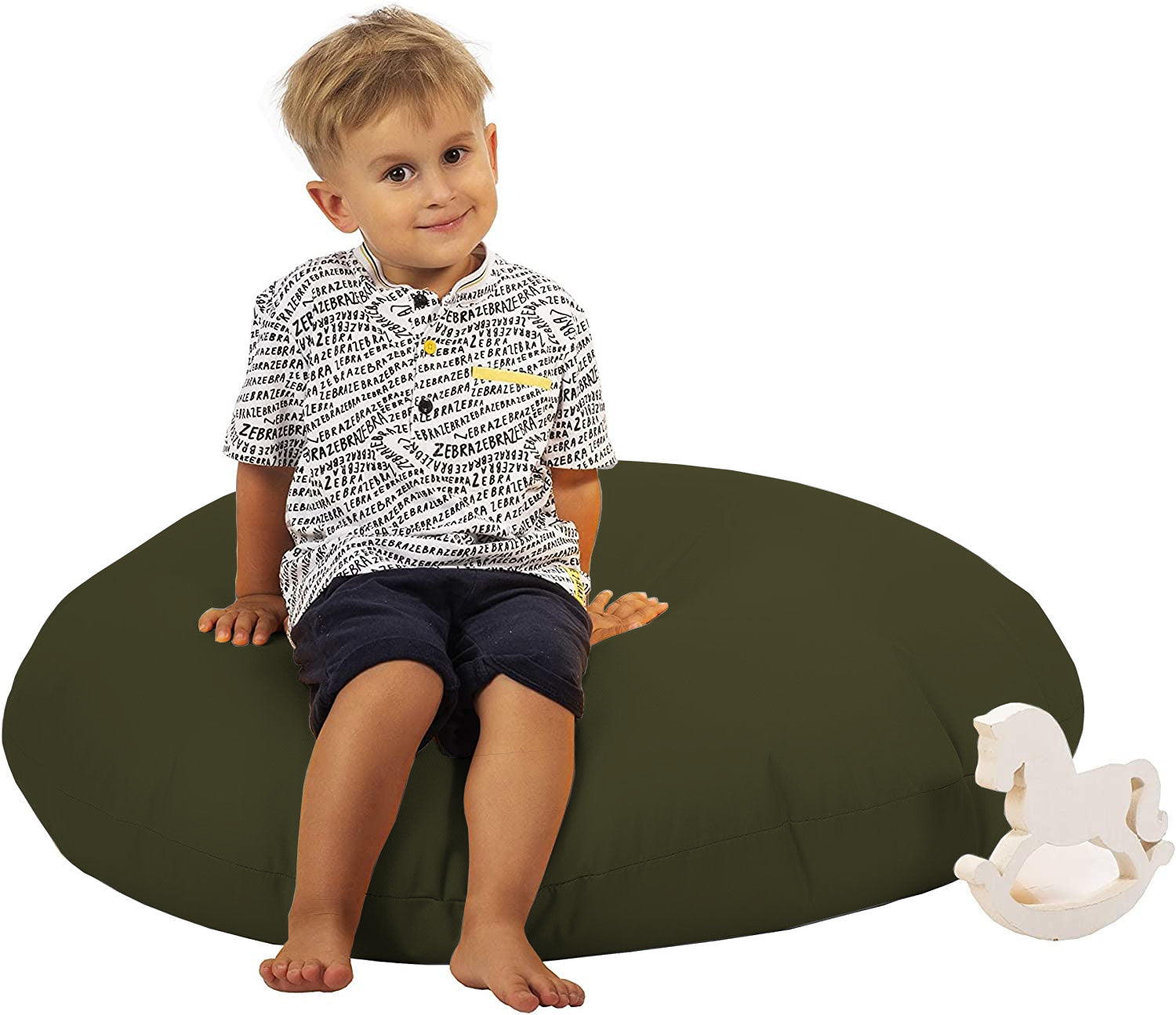 Sitzsack Pancake gefüllt mit EPS-Kugeln, großer Sitzsack für drinnen und draußen, wasserdicht, multifunktional, für Kinder und Erwachsene