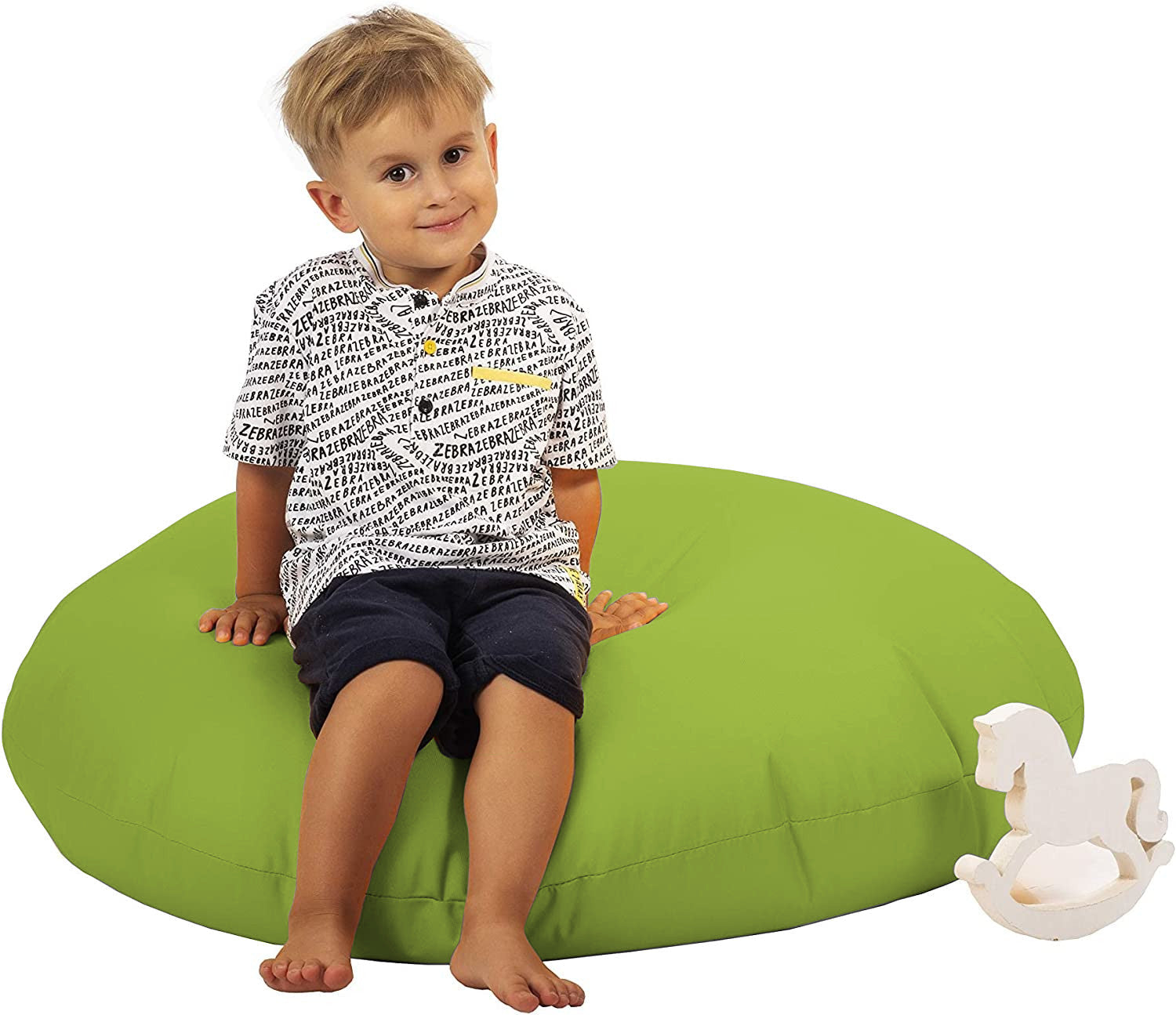 Sitzsack Pancake gefüllt mit EPS-Kugeln, großer Sitzsack für drinnen und draußen, wasserdicht, multifunktional, für Kinder und Erwachsene