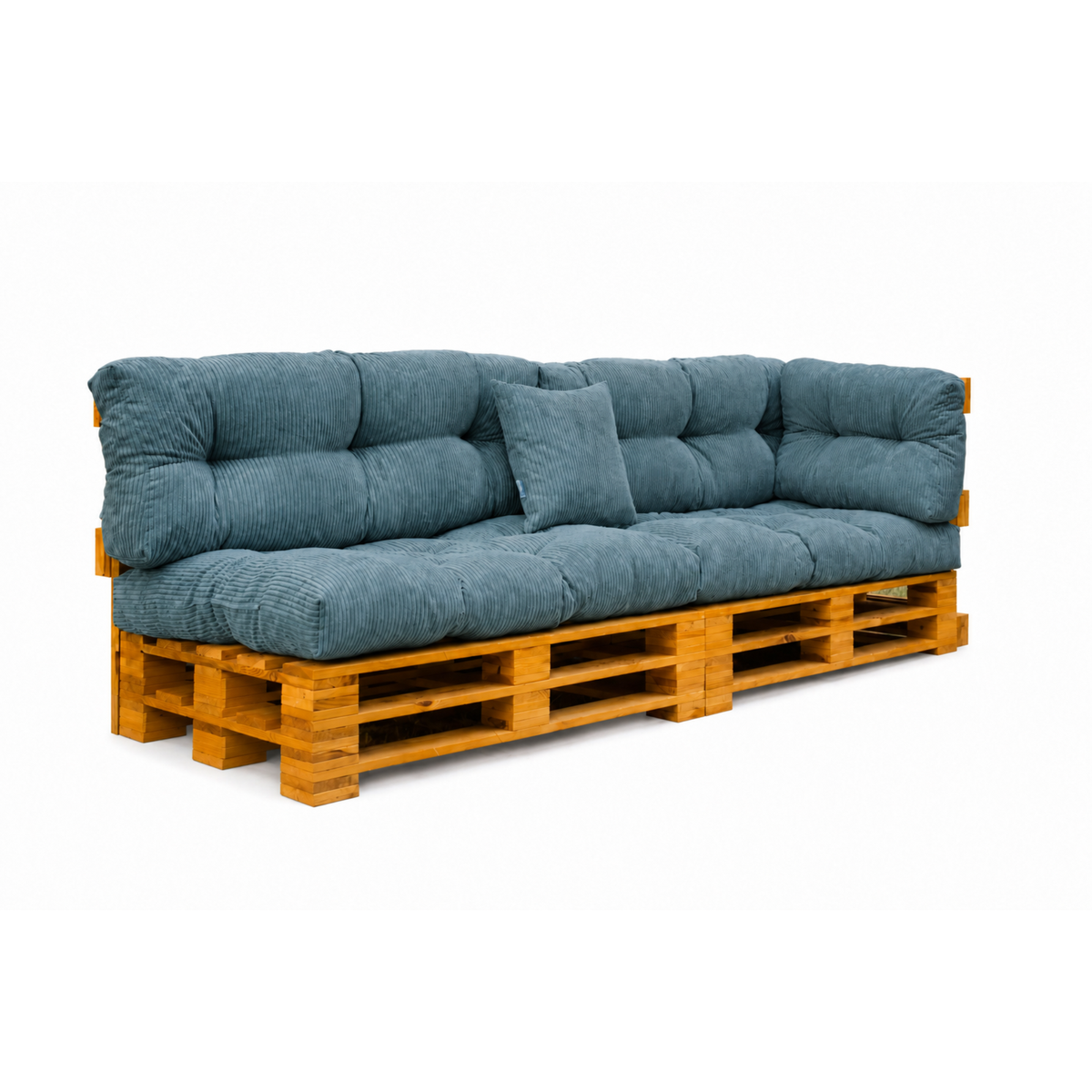 Palettenkissen OSLO CORD – gesteppte Kissen für Palettenmöbel – Indoor