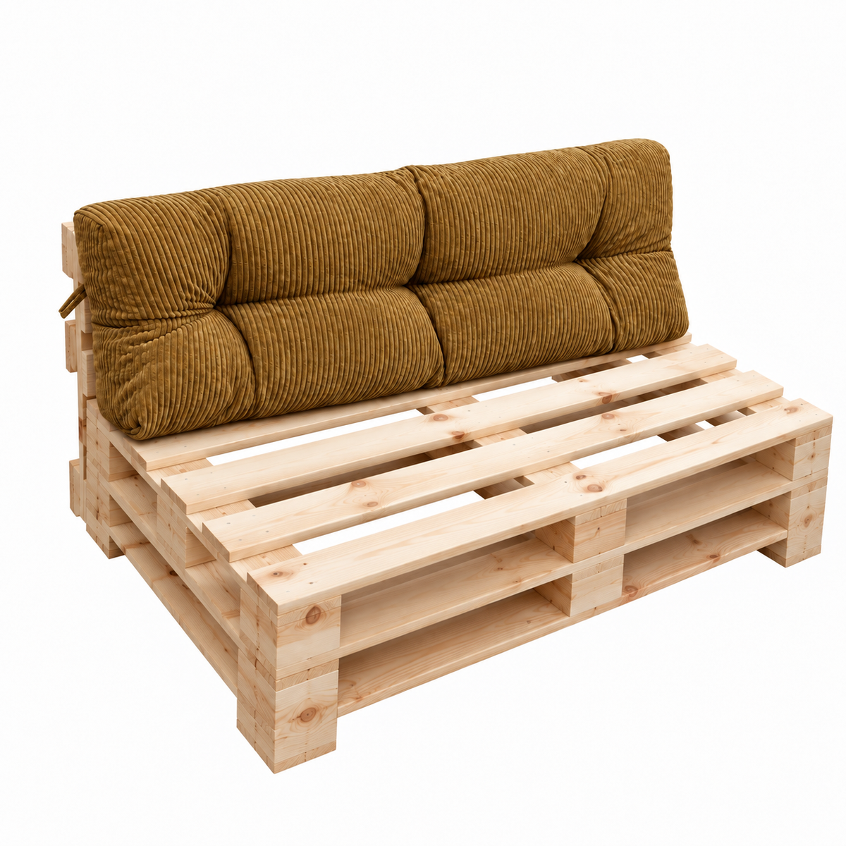 Palettenkissen OSLO CORD – gesteppte Kissen für Palettenmöbel – Indoor