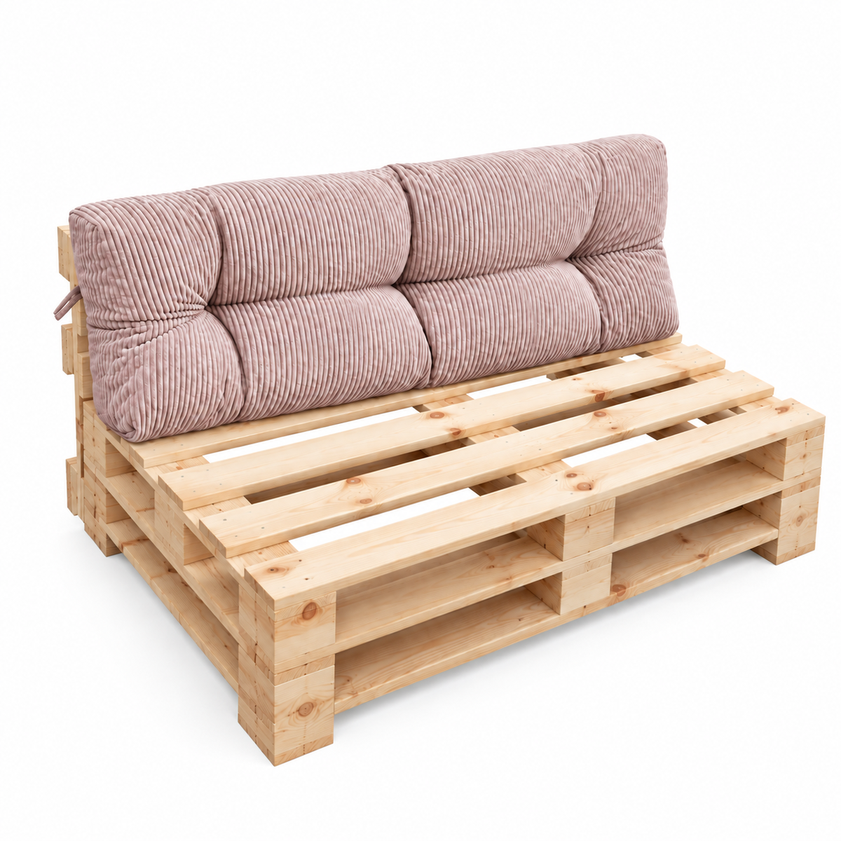 Palettenkissen OSLO CORD – gesteppte Kissen für Palettenmöbel – Indoor