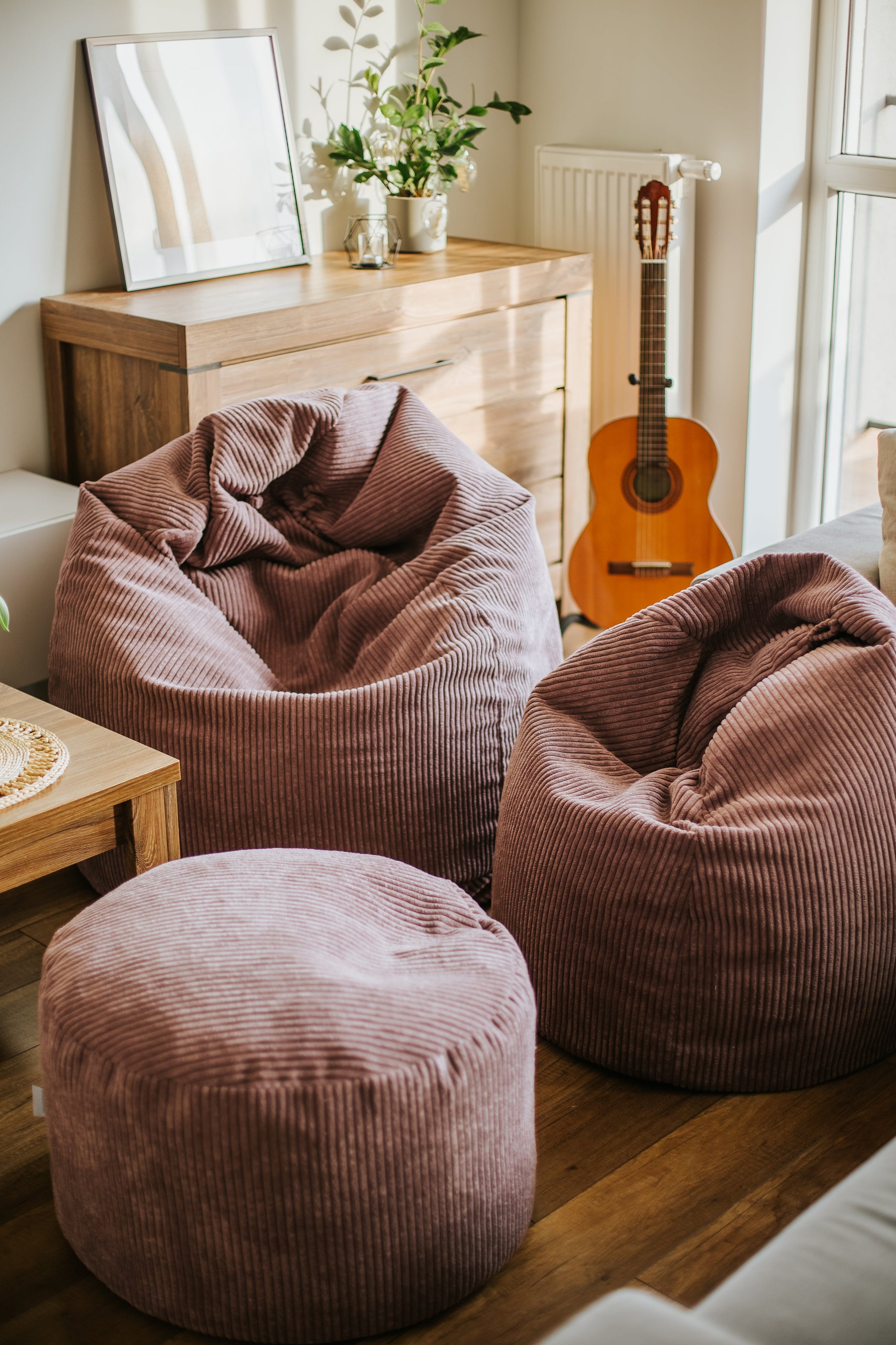 Sitzsack aus Cord