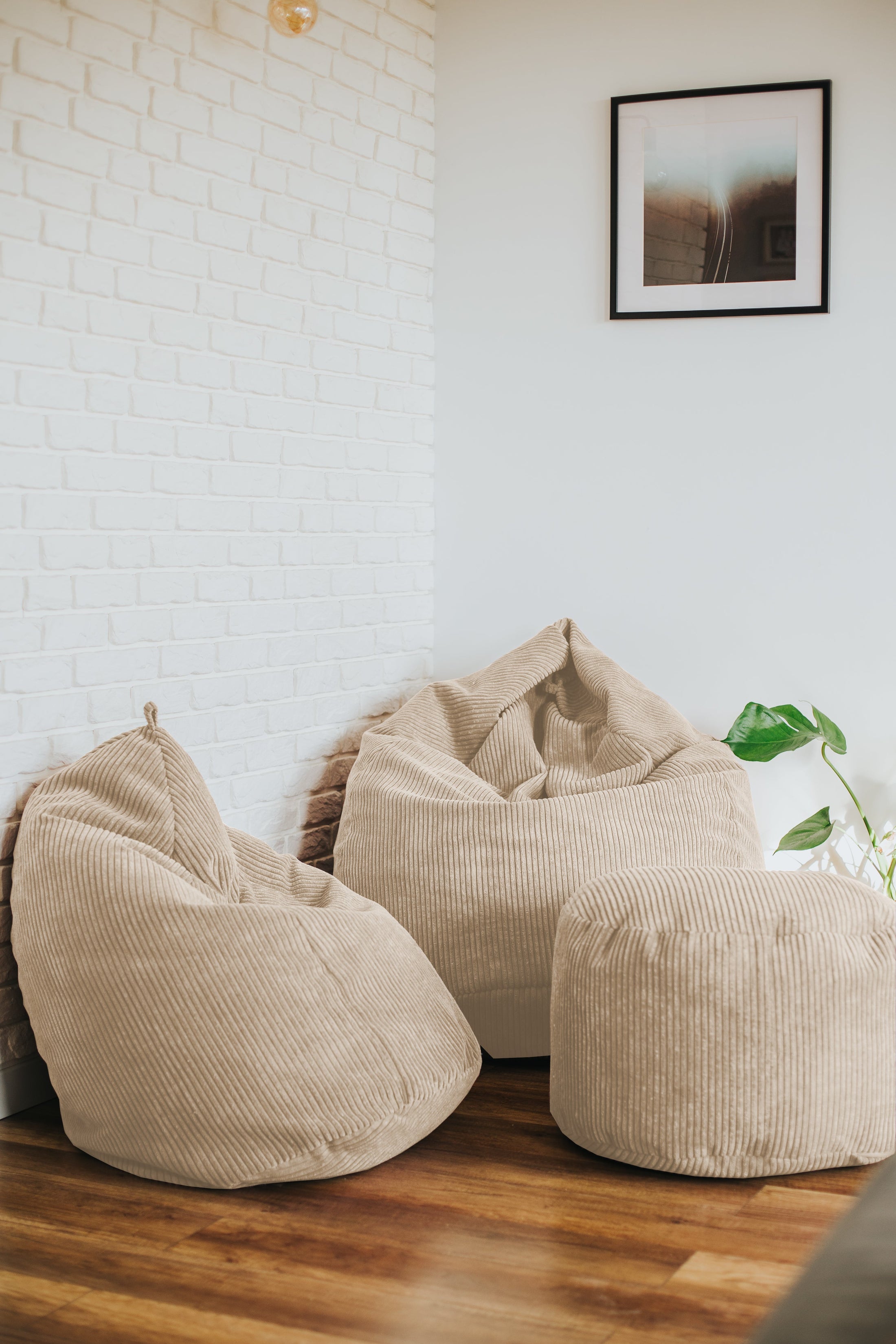 Sitzsack aus Cord