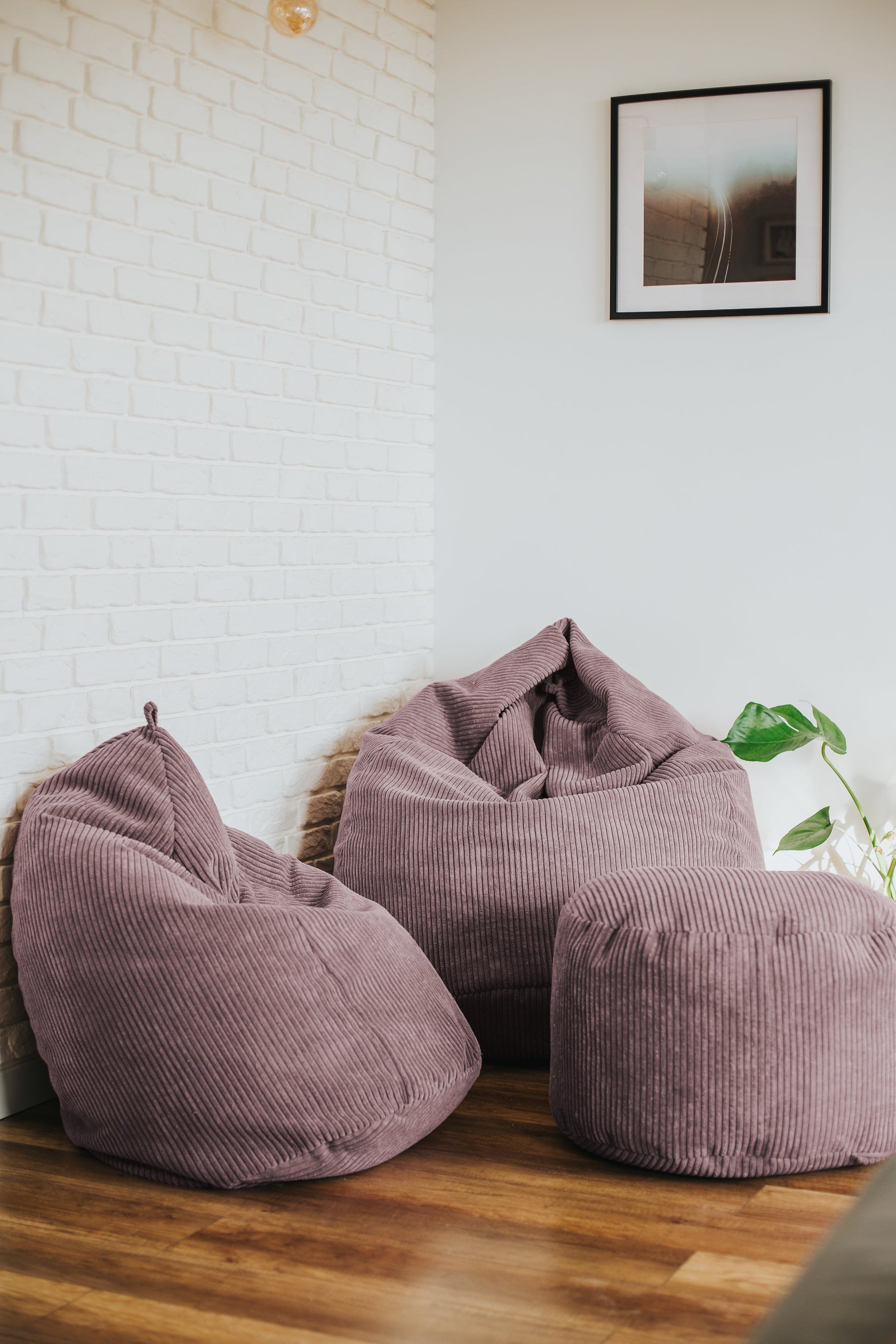 Sitzsack aus Cord