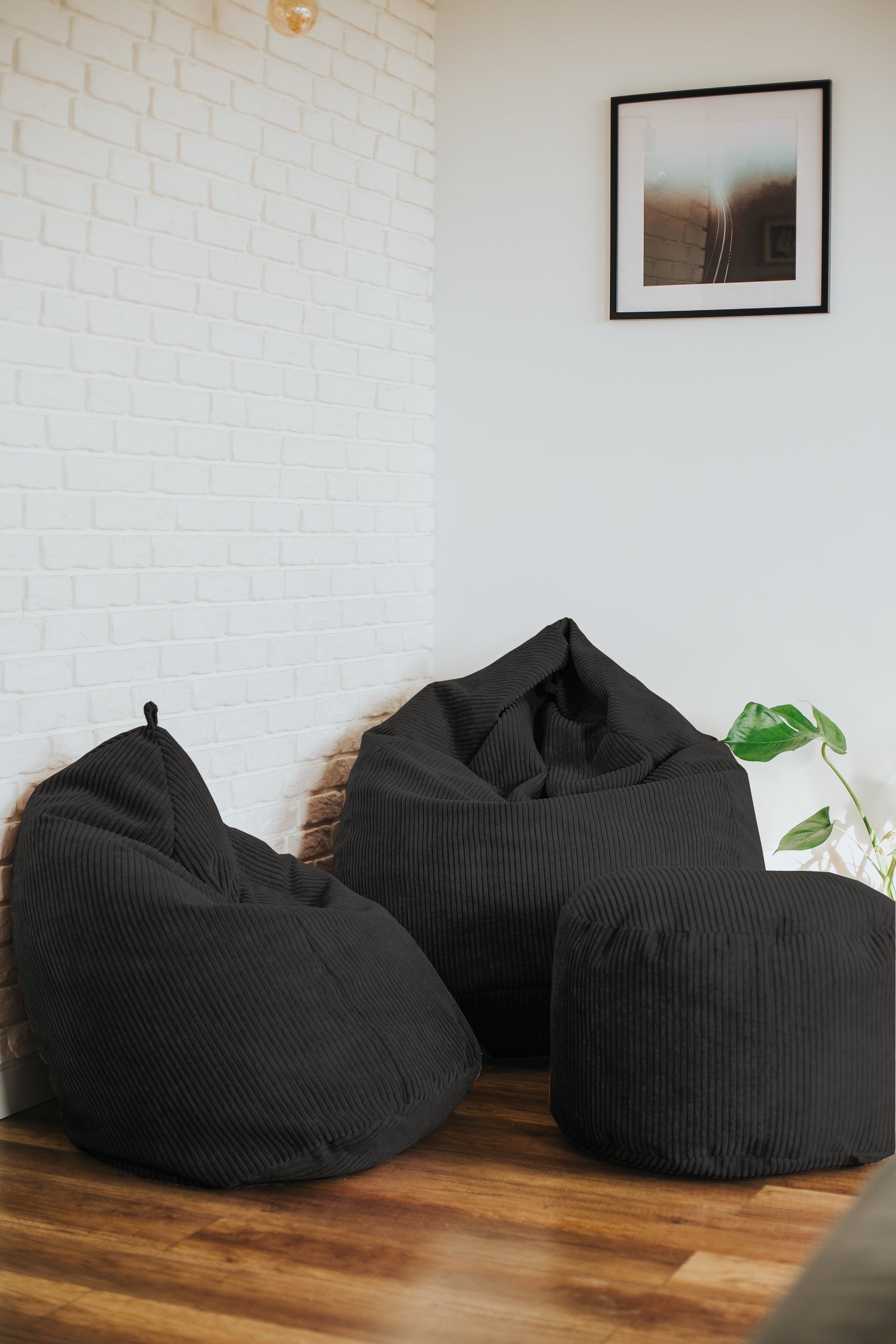 Sitzsack aus Cord