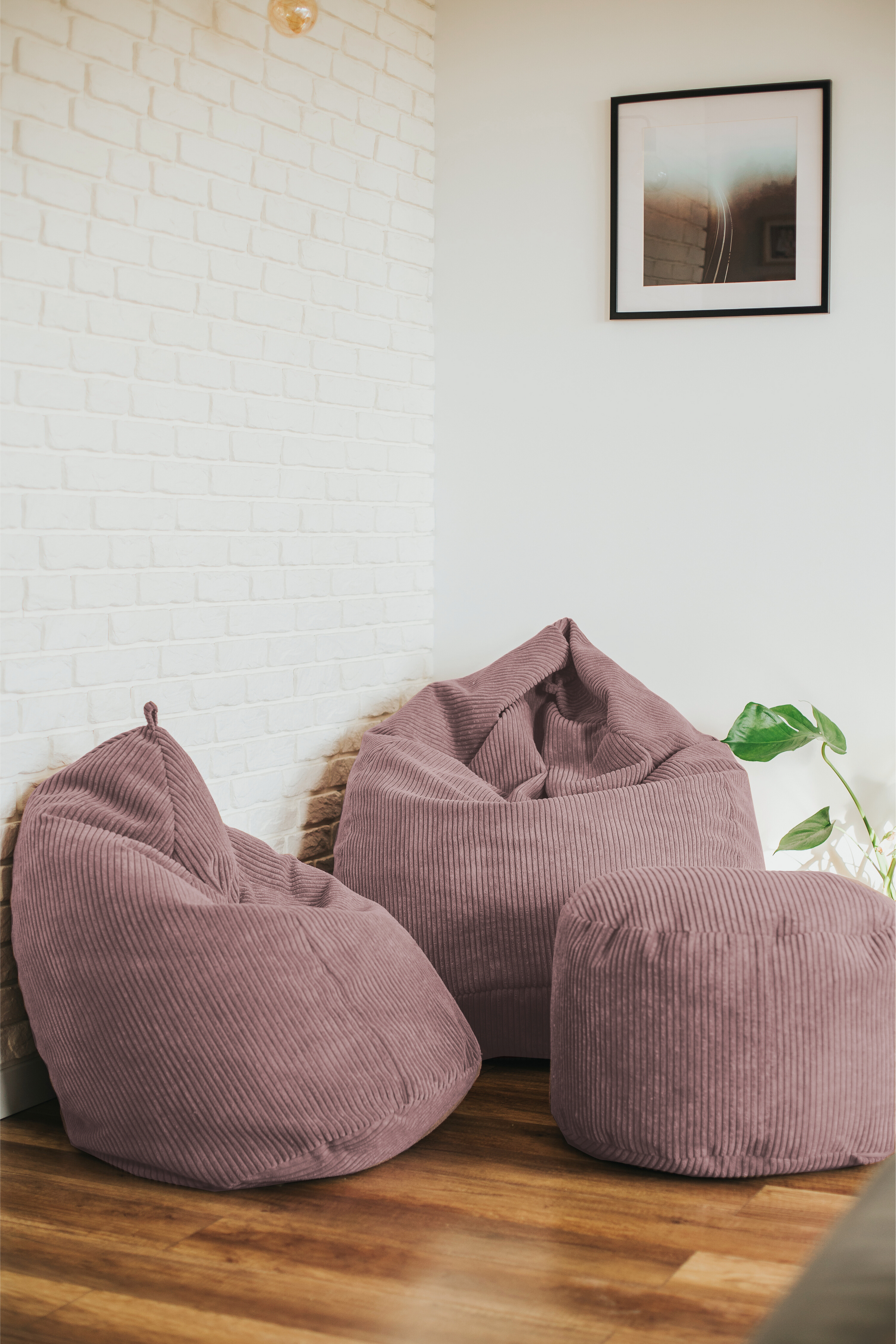 Sitzsack aus Cord