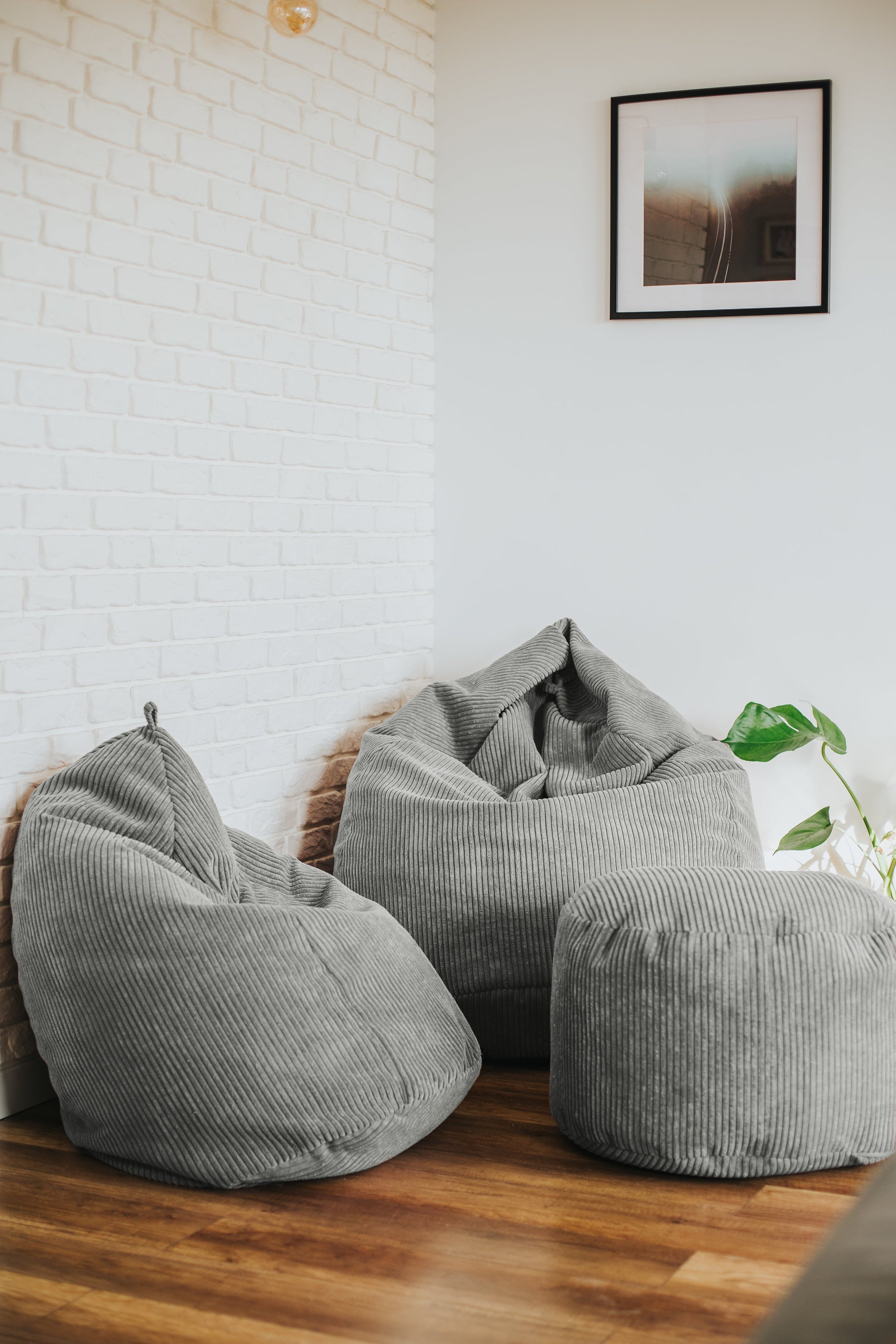 Sitzsack aus Cord