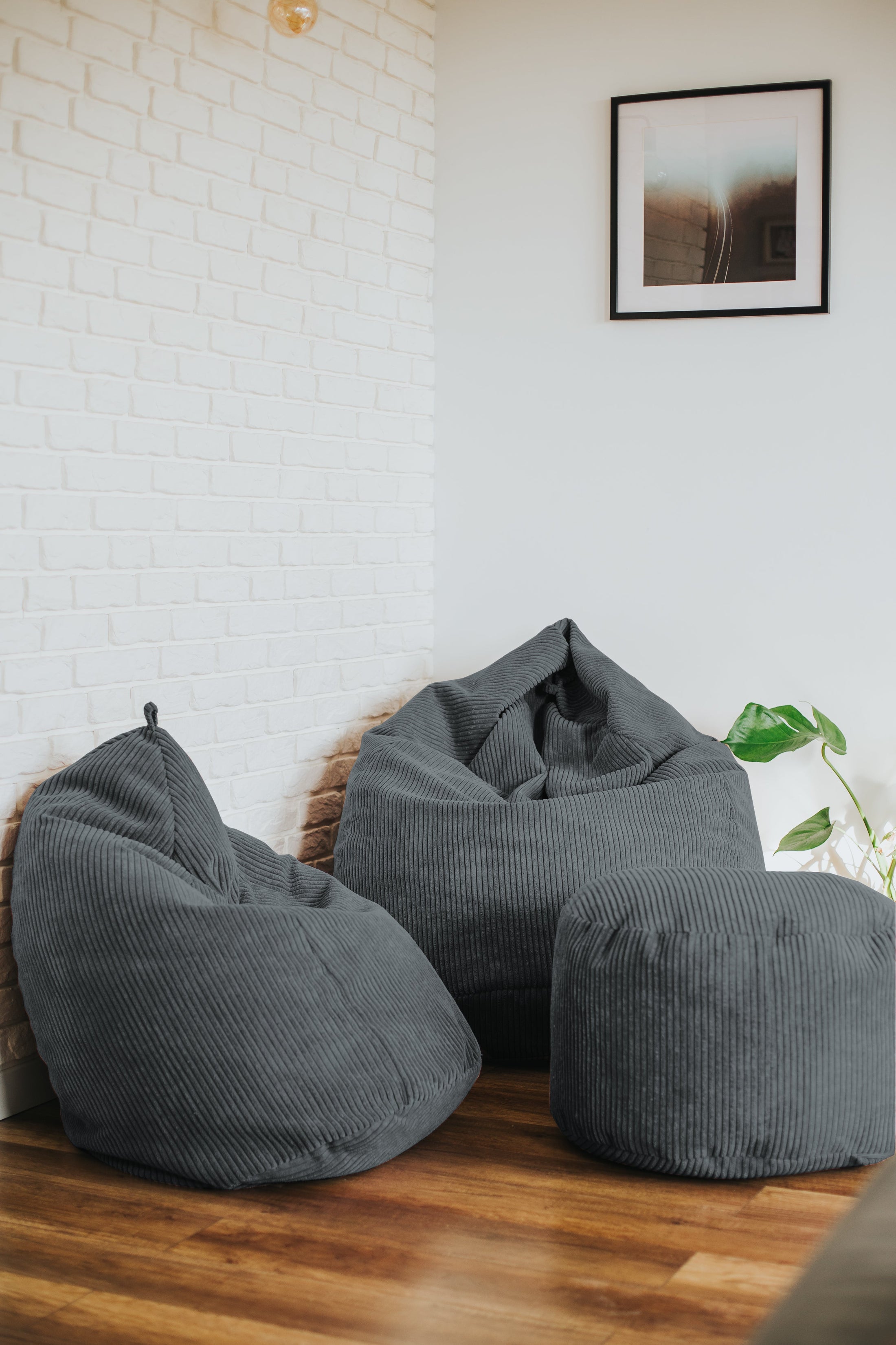 Sitzsack aus Cord
