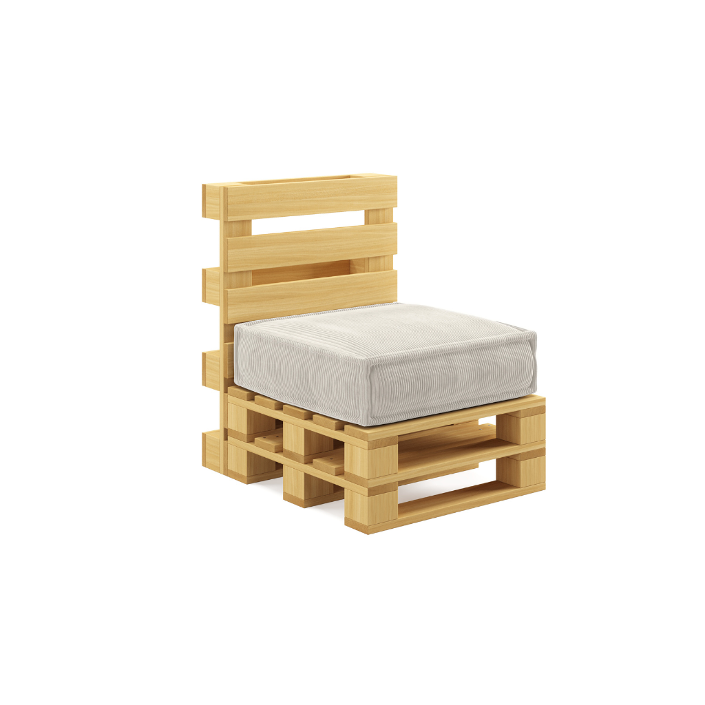 Cuscino da giardino per pallet in velluto a coste CHAMONIX