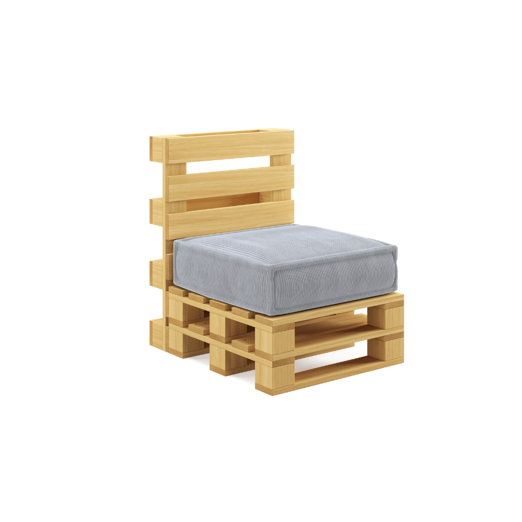 Cuscino da giardino per pallet in velluto a coste CHAMONIX