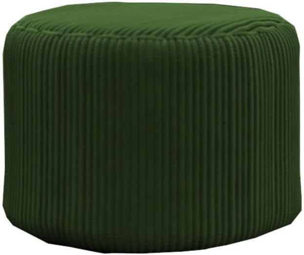 Cord Gaming Bean Bag Reposapiés Taburete Funda extraíble con Relleno de EPS Cojín de Asiento Redondo para niños y Adultos Muchos Colores a Elegir