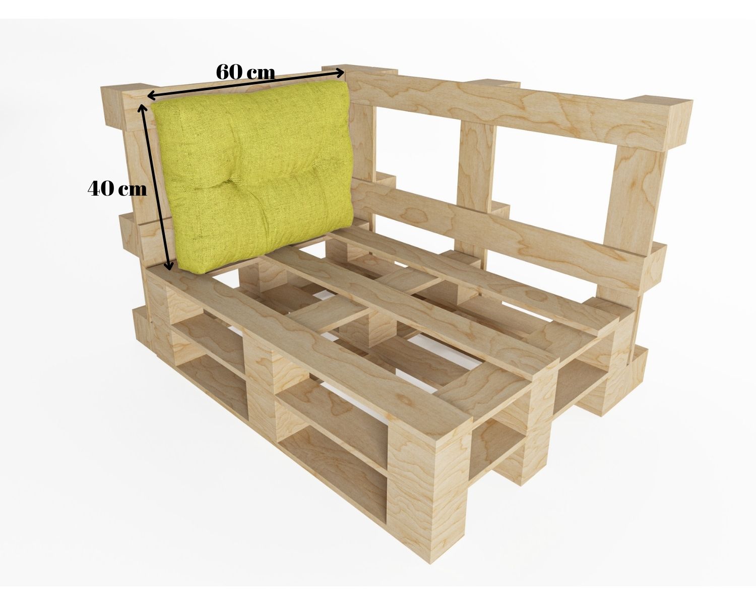 Comodi cuscini per mobili in pallet dalla collezione Grenada.