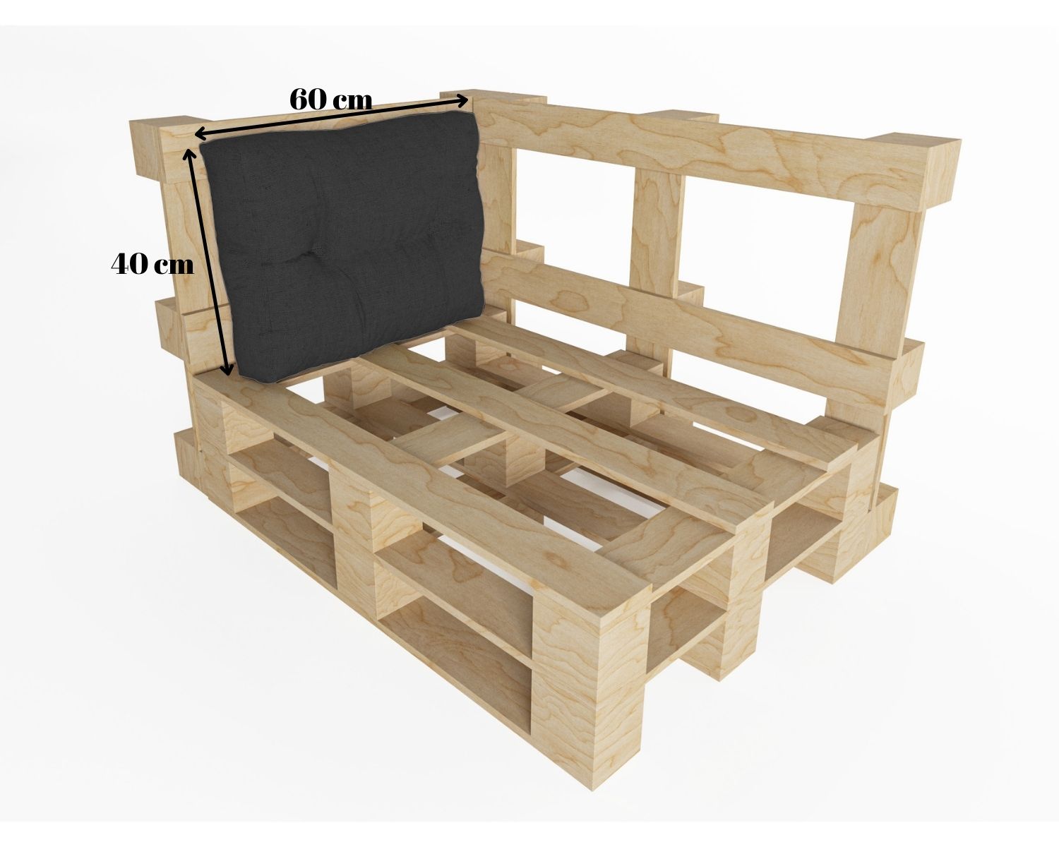 Cuscini trapuntati per mobili pallet