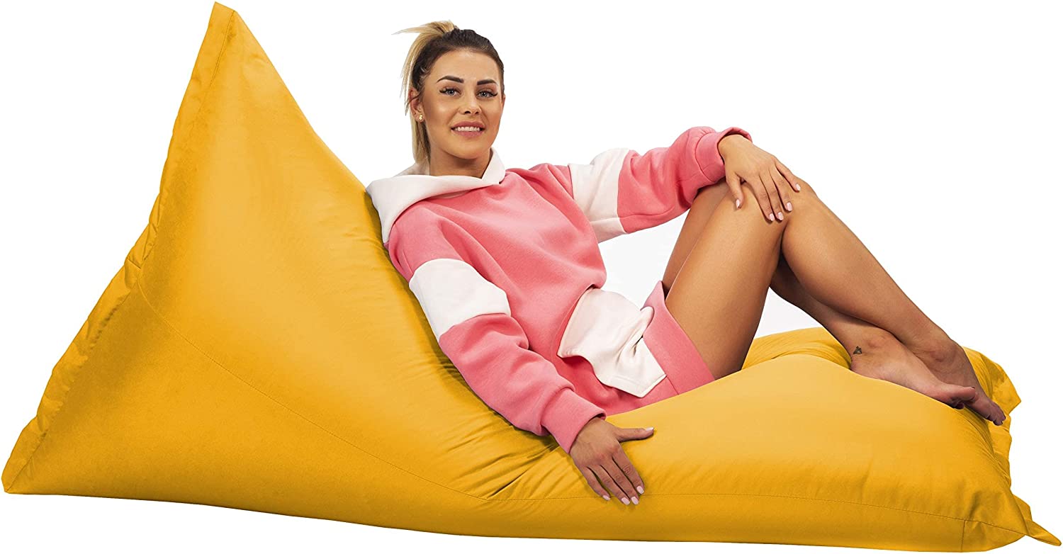 Sitzsack Bean Bag Riesensitzsack Sitzkissen Gartenkissen Bodenkissen zum Liegen und Sitzen Wasserdicht Relax Sessel für Kinder & Erwachsene