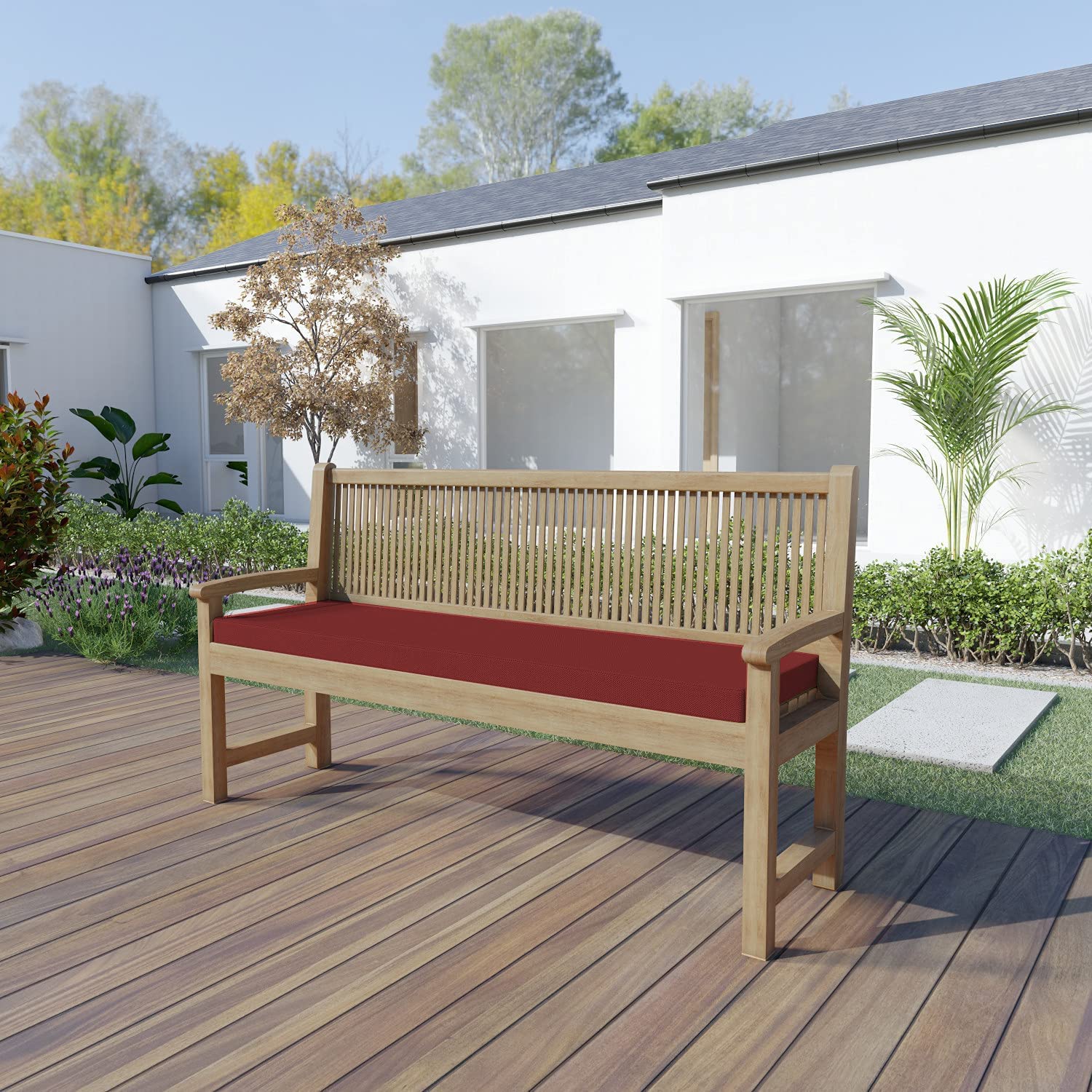 yaoumeo Cuscino Per Panchina,Cuscino Per Panca Da Giardino,Cuscini Da Esterno-Design Della Cerniera,Doppio Antiscivolo Per Mobili Da Giardino(Arancione rosso,100x40x8cm yaoumeo Cuscino Per Panchina,Cuscino Per Panca Da Giardino,Cuscini Da Esterno-Design Della Cerniera,Doppio Antiscivolo Per Mobili Da Giardino(Arancione rosso,100x40x8cm