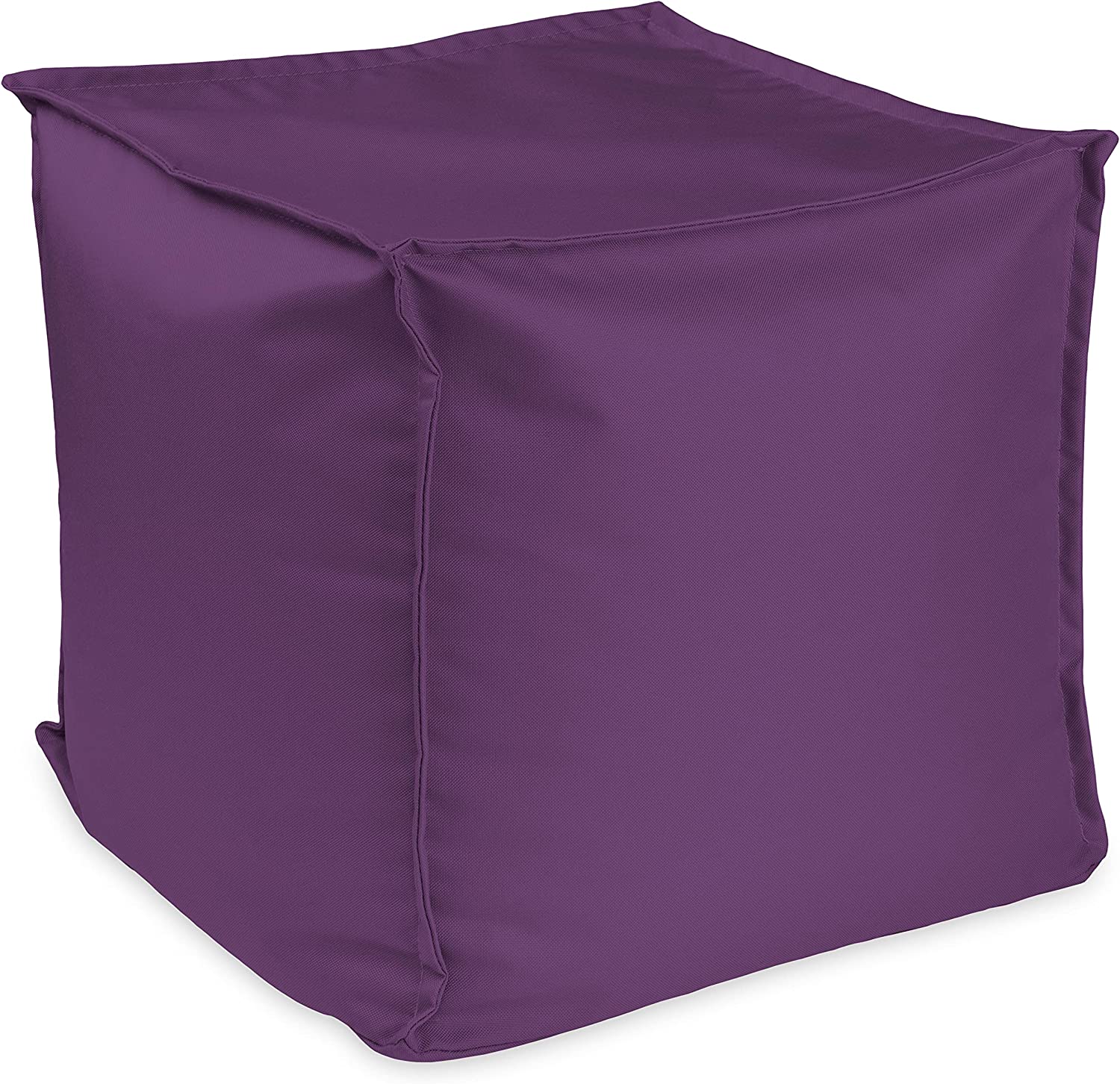 Pouf poggiapiedi 40x40x40cm idrorepellente con riempimento 