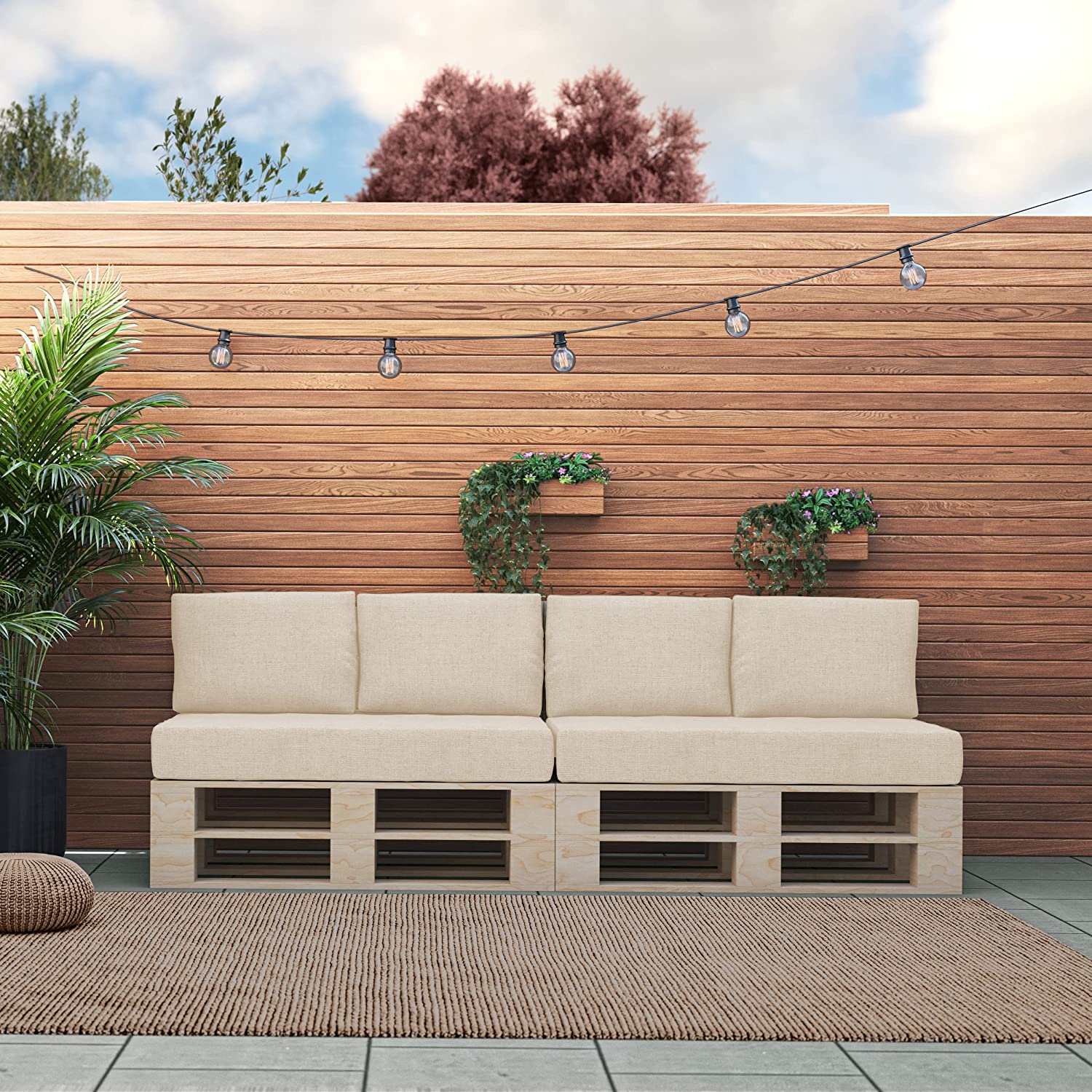 Cuscini per mobili in pallet sfoderabili e – chillypilley