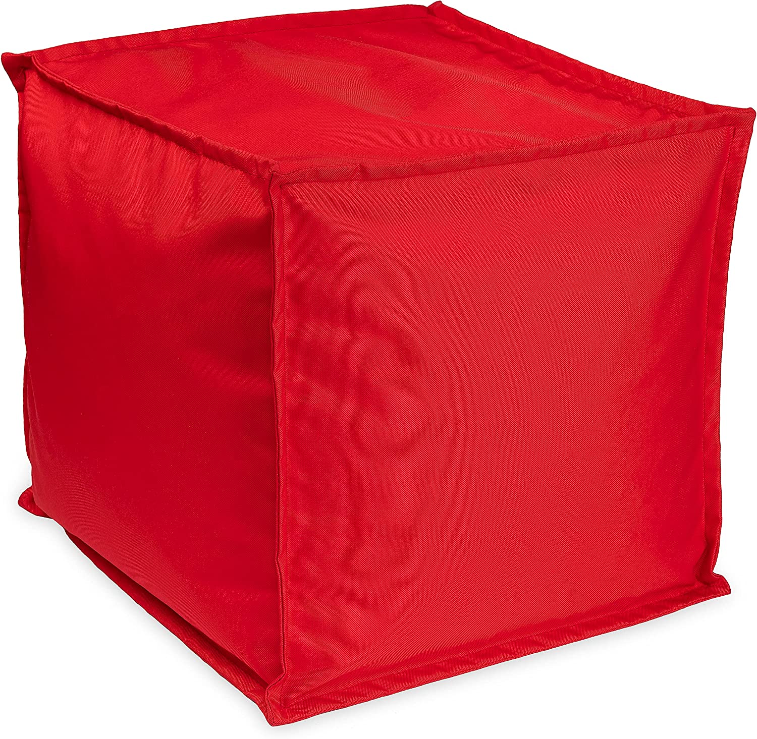 Pouf poggiapiedi 40x40x40cm idrorepellente con riempimento 