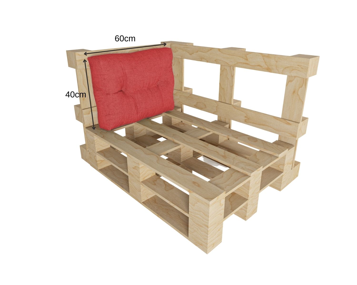 Cuscino per pallet trapuntato impermeabile