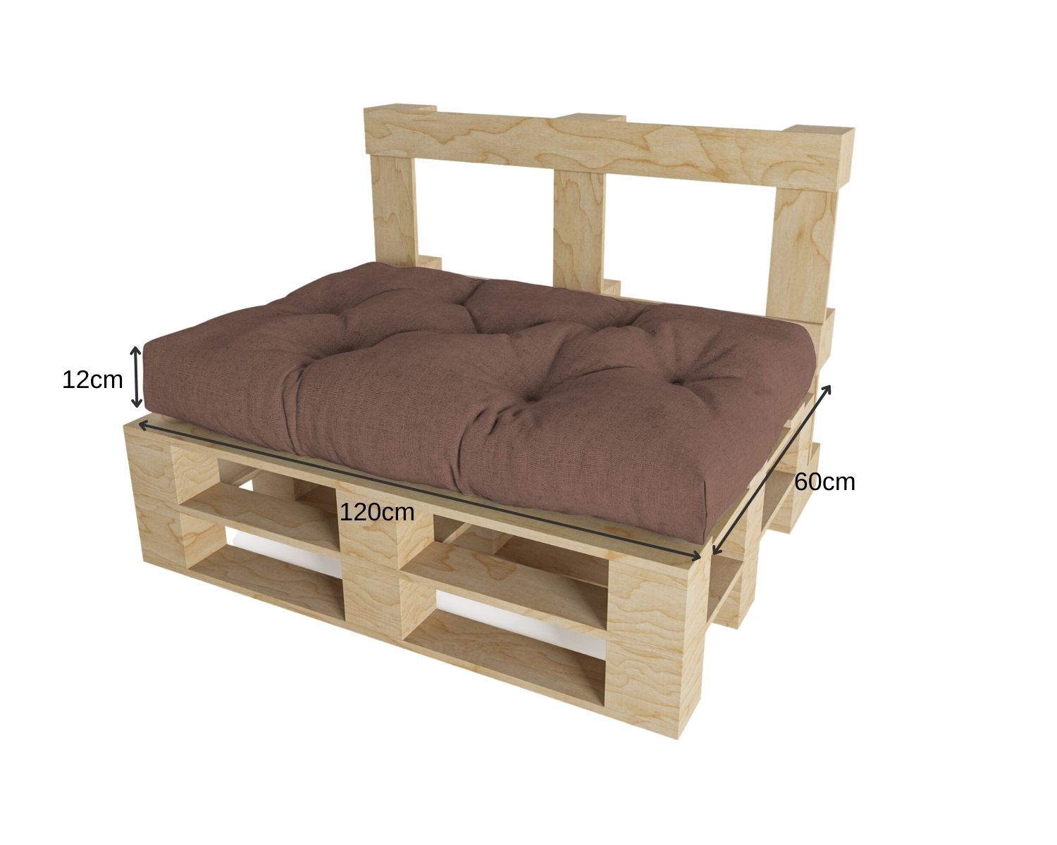 Cuscino per pallet trapuntato impermeabile