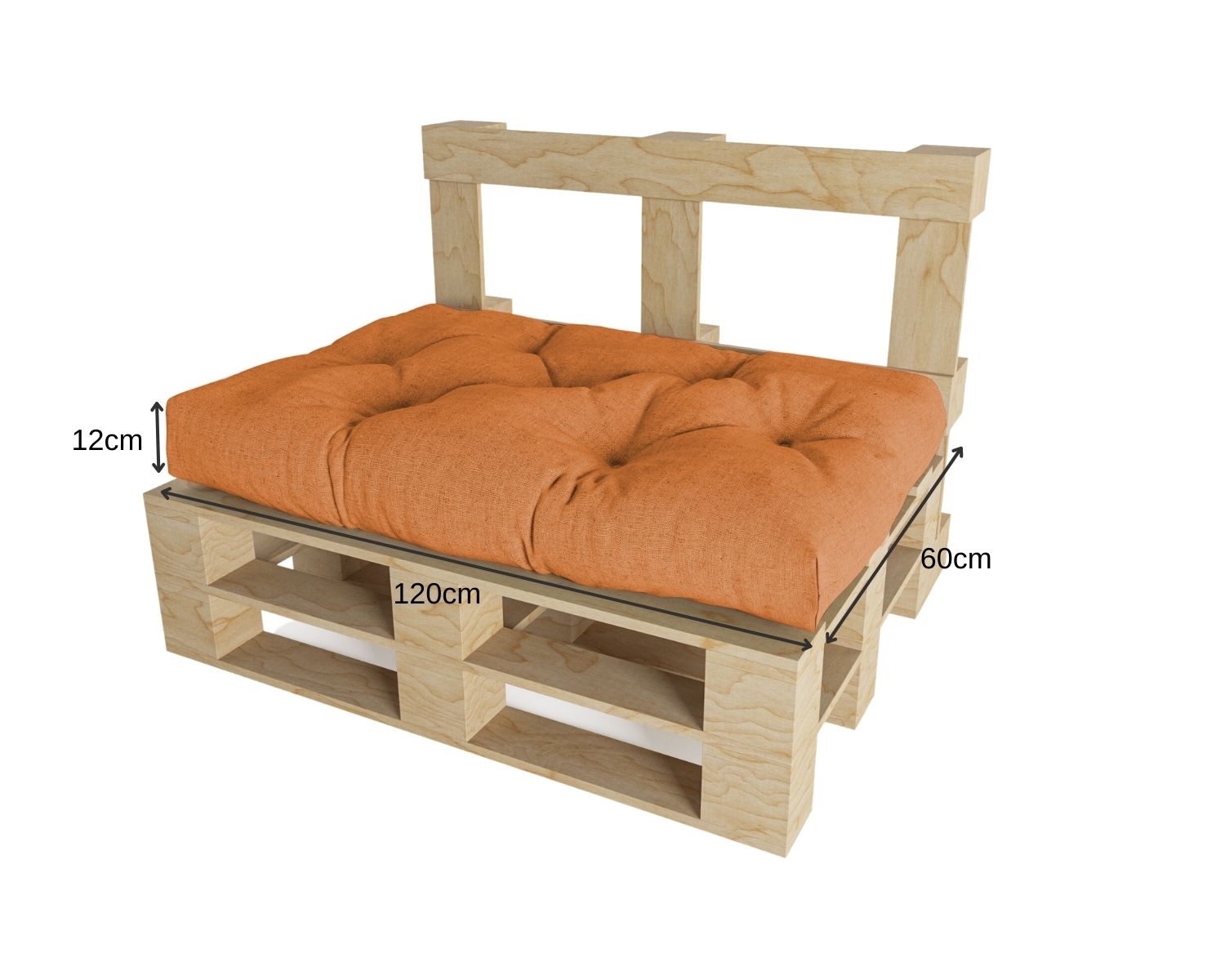 Cuscino per pallet trapuntato impermeabile