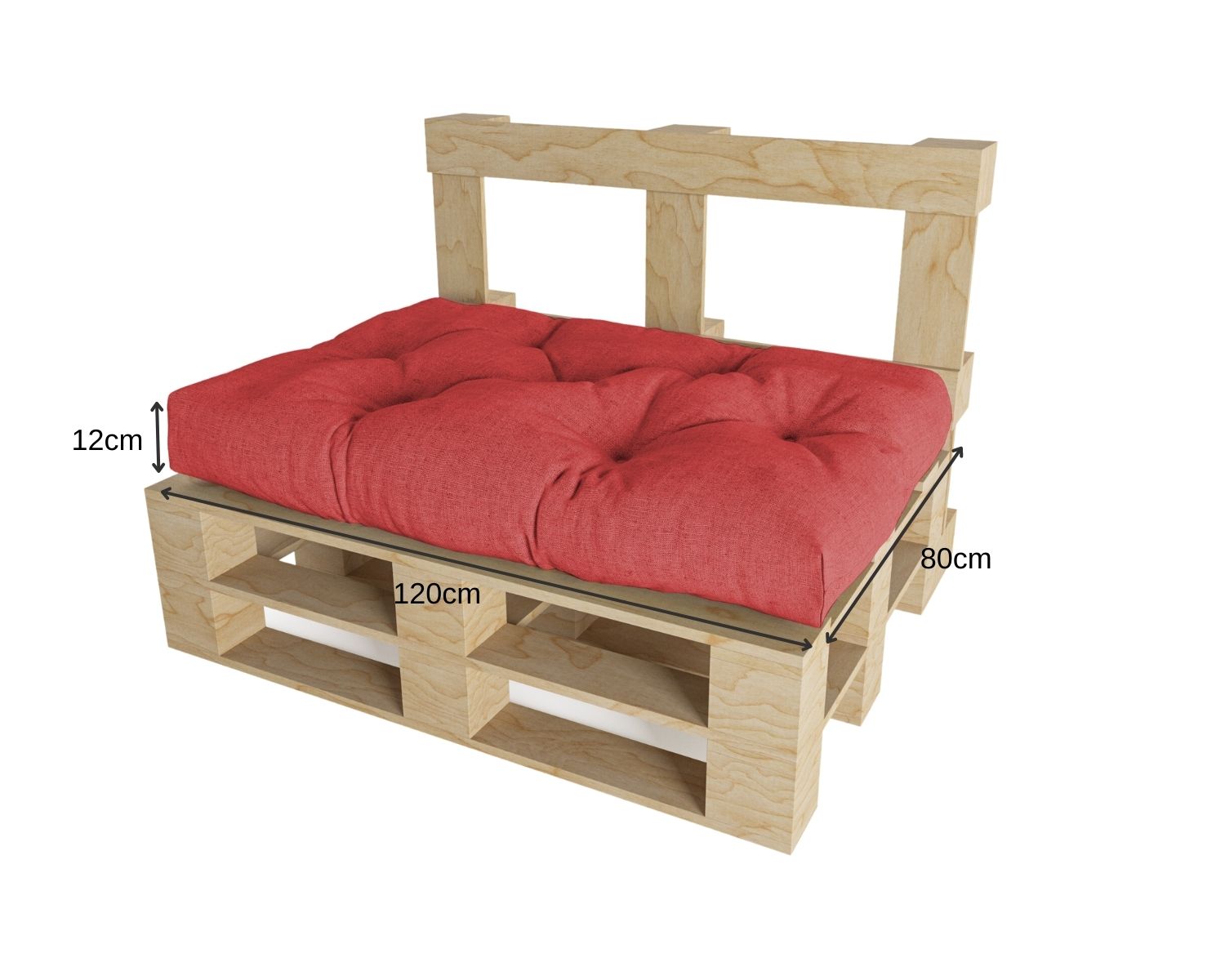 Cuscino per pallet trapuntato impermeabile