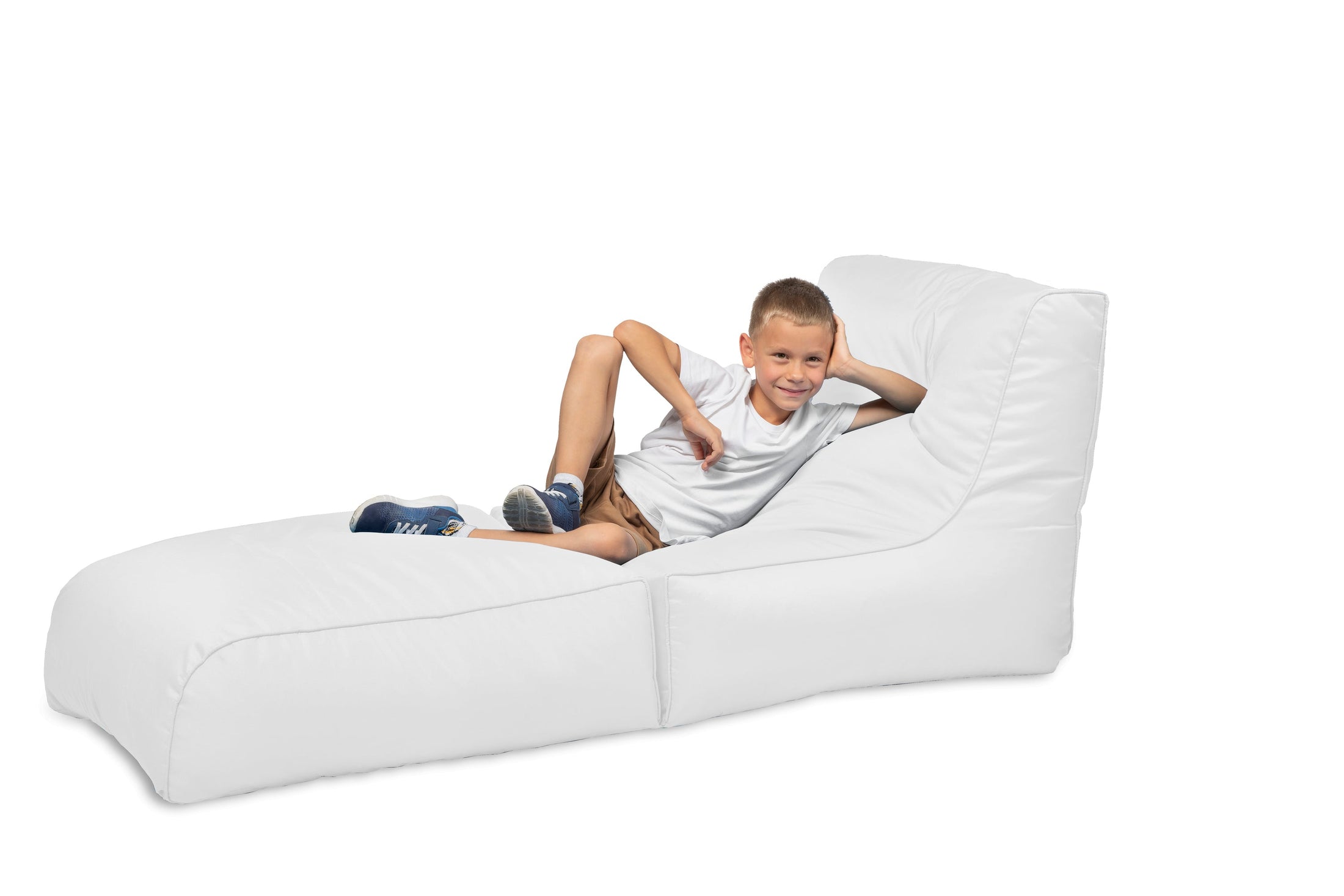 Puf chaise longue con relleno