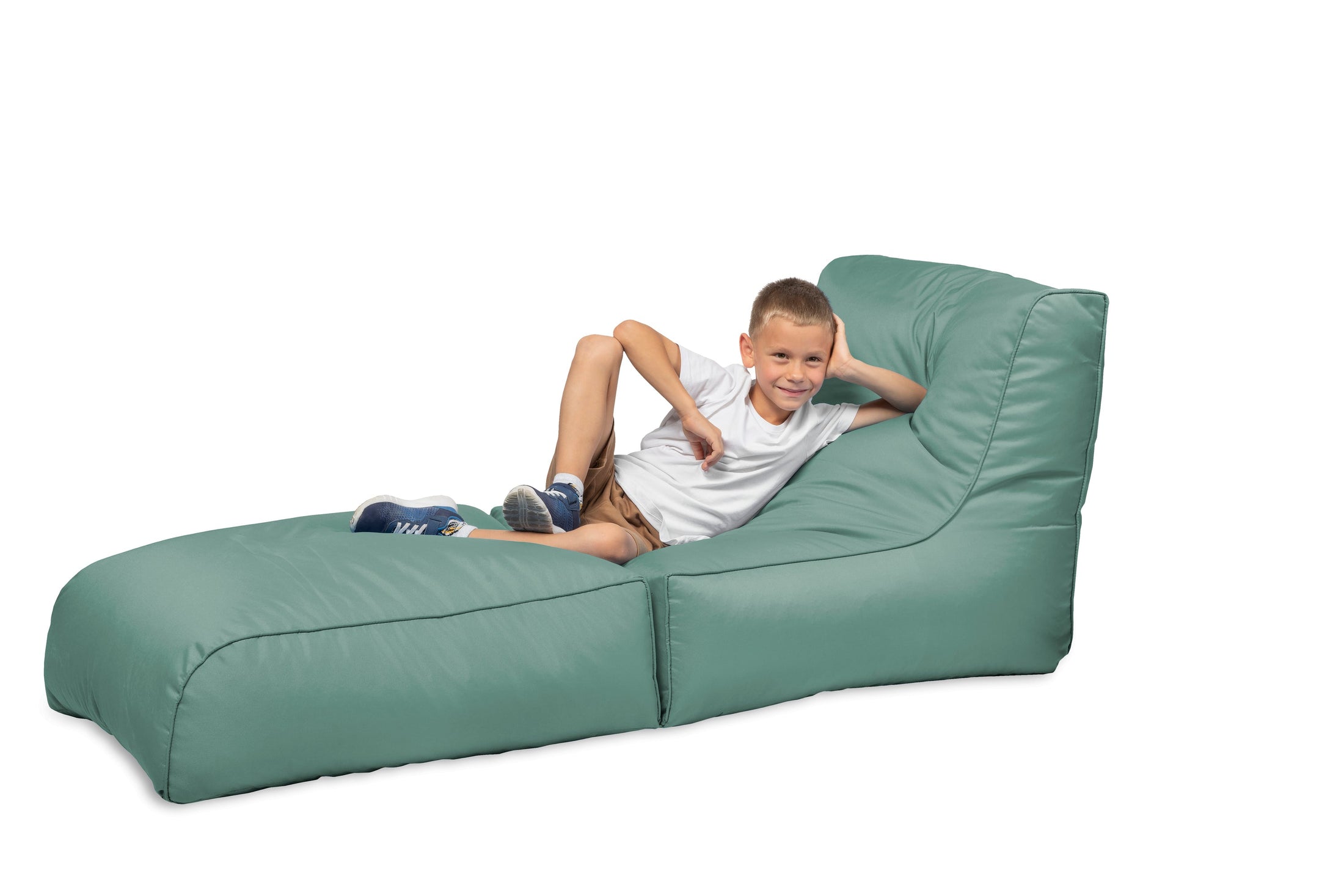 Puf chaise longue con relleno